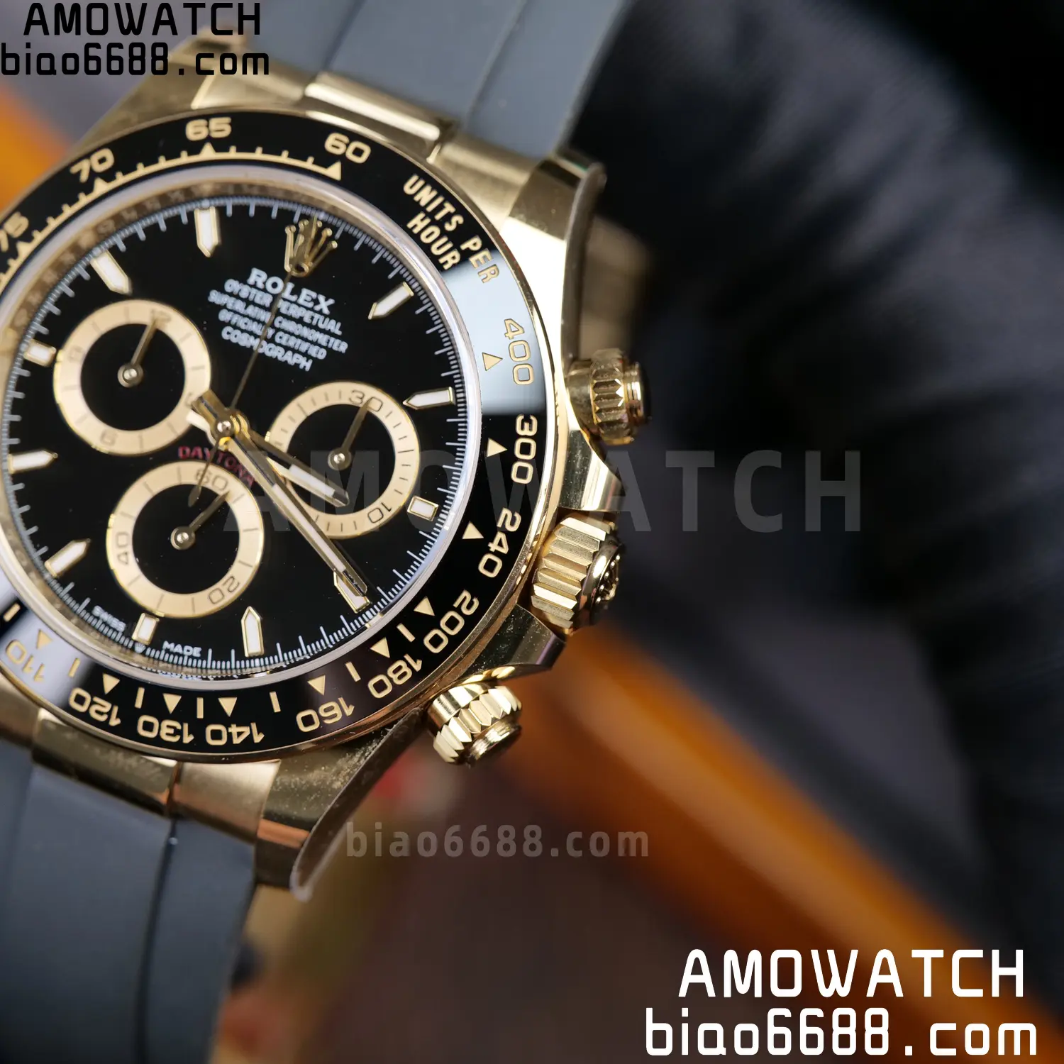 Rolex Daytona 126518 RCF RGF 1:1 Best Edition Black Dial on Oysterflex Strap JH4131 V2 160g Free Sprung 83 f24b2d40c3c9976 AMO Watch