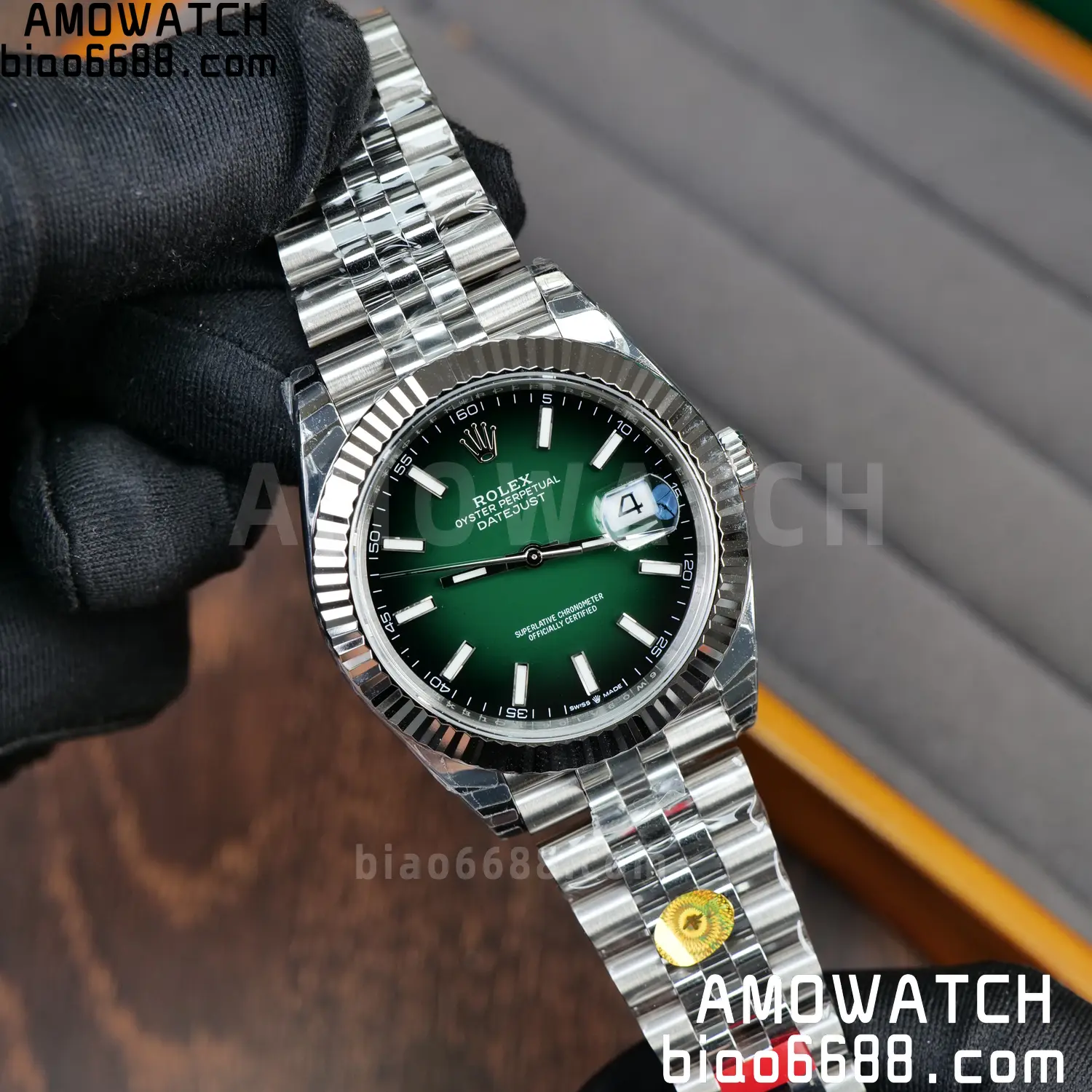 ROLEX DateJust 41mm SS 126334 VSF 1:1 Best Edition 904L Steel Gradient Green Dial on Jubilee Bracelet V2s (Free Sprung) 78 f29bacdbc2837b4 阿默表行AmoWatch