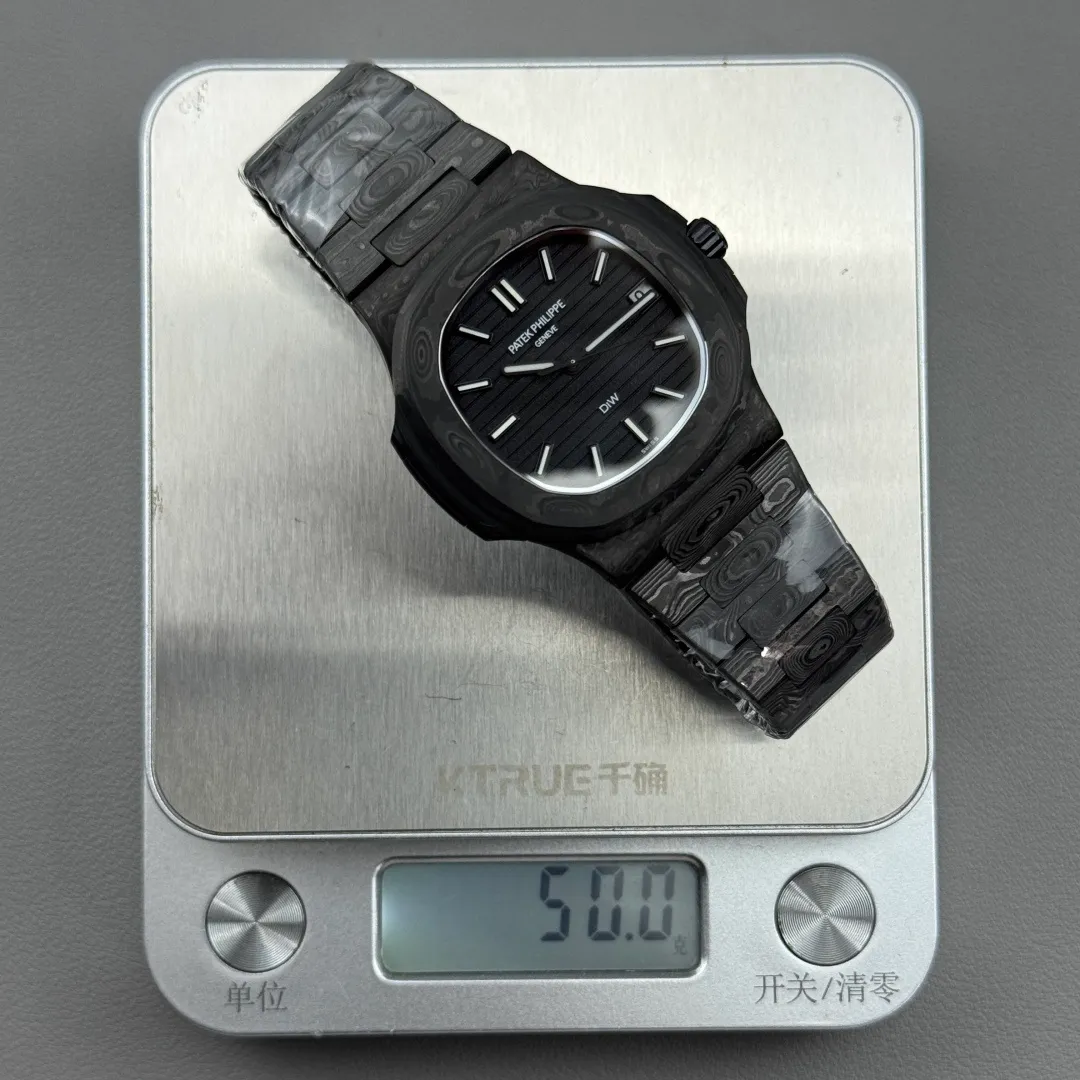 PP Nautilus 5711 DIW Carbon DIWF 1:1 Best Edition Black Dial On Carbon Bracelet DD324 19 f306679eae0b28c 阿默表行AmoWatch