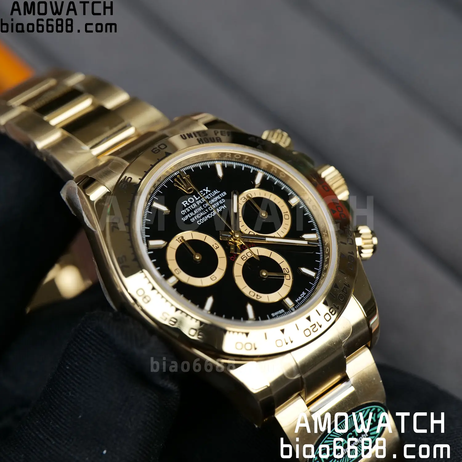 Rolex Daytona 126508 RCF RGF 1:1 Best Edition Black Dial on YG Bracelet JH4131 V2 220g Free Sprung 72 f3a7d29ec0f0d7c AMO Watch