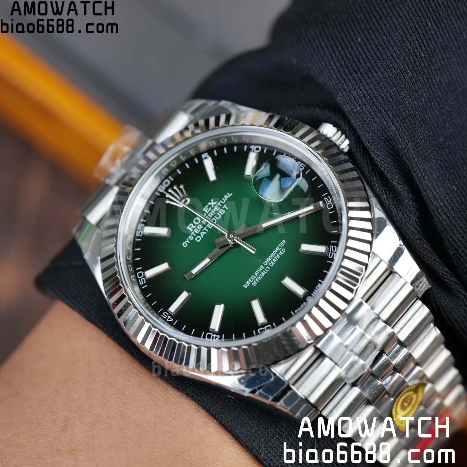 ROLEX DateJust 41mm SS 126334 VSF 1:1 Best Edition 904L Steel Gradient Green Dial on Jubilee Bracelet V2s (Free Sprung) 107 f592d70416f6635 阿默表行AmoWatch