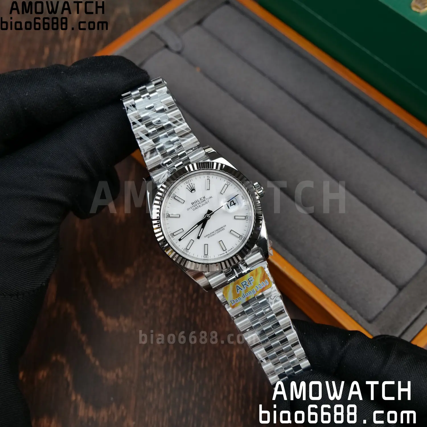 Rolex DateJust 126300 41mm ARF 1:1 Best Edition White Dial on Jubilee Bracelet Smooth Bezel DD3235 50 f66d7cf85f54463 AMO Watch
