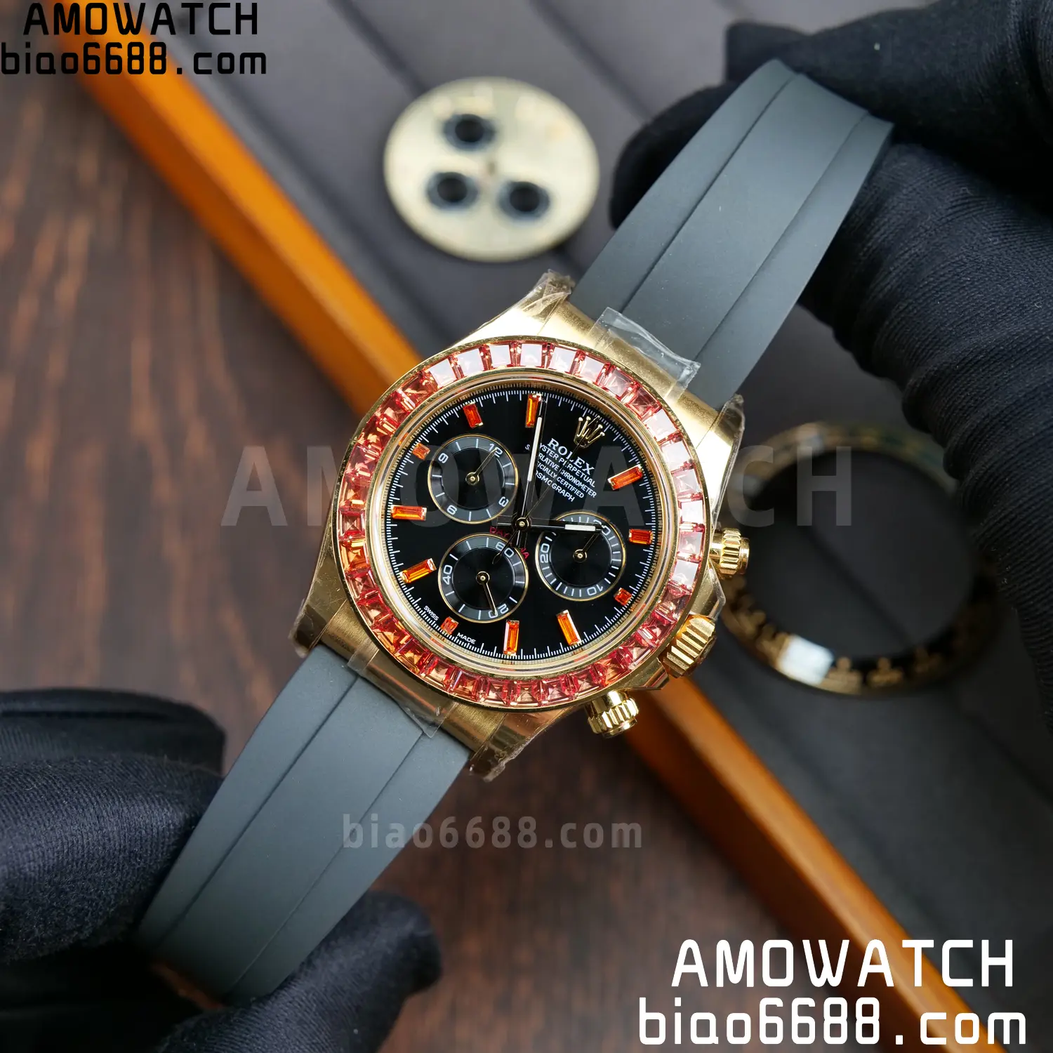Custom Made Rolex Daytona 116588SACO ARF 4131 68 f7a49a20688930d AMO Watch