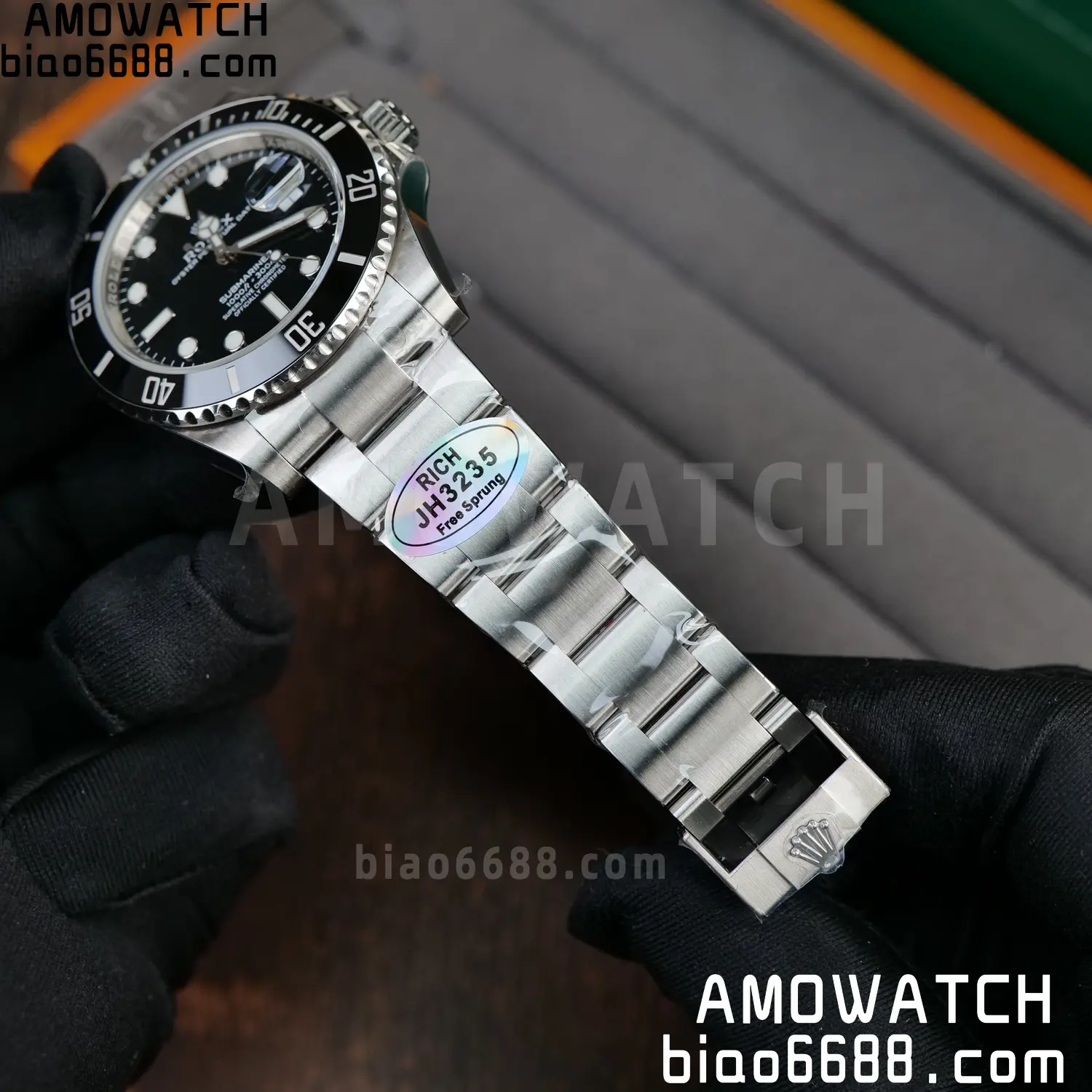 Rolex Submariner 41mm 126610 LN Black RICH 1:1 Best Edition 904L SS Case and Bracelet JH3235 V2 (Free Sprung) 82 f9701cc48ac7fb6 AMO Watch