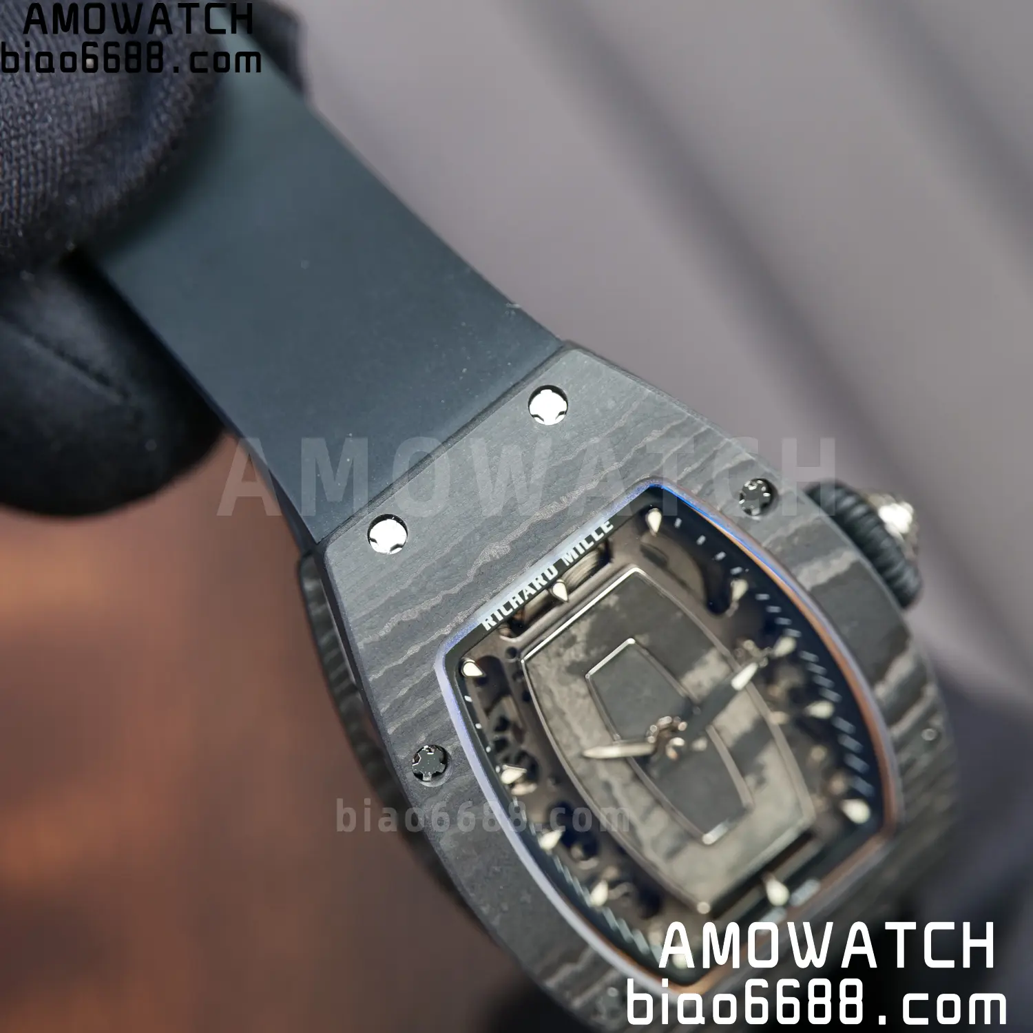 Richard Mille RM07 RM07-01 Ladies ZF 1:1 Best Edition NTPT Case Black Rubber Strap 89 fc79eda24770cf7 AMO Watch