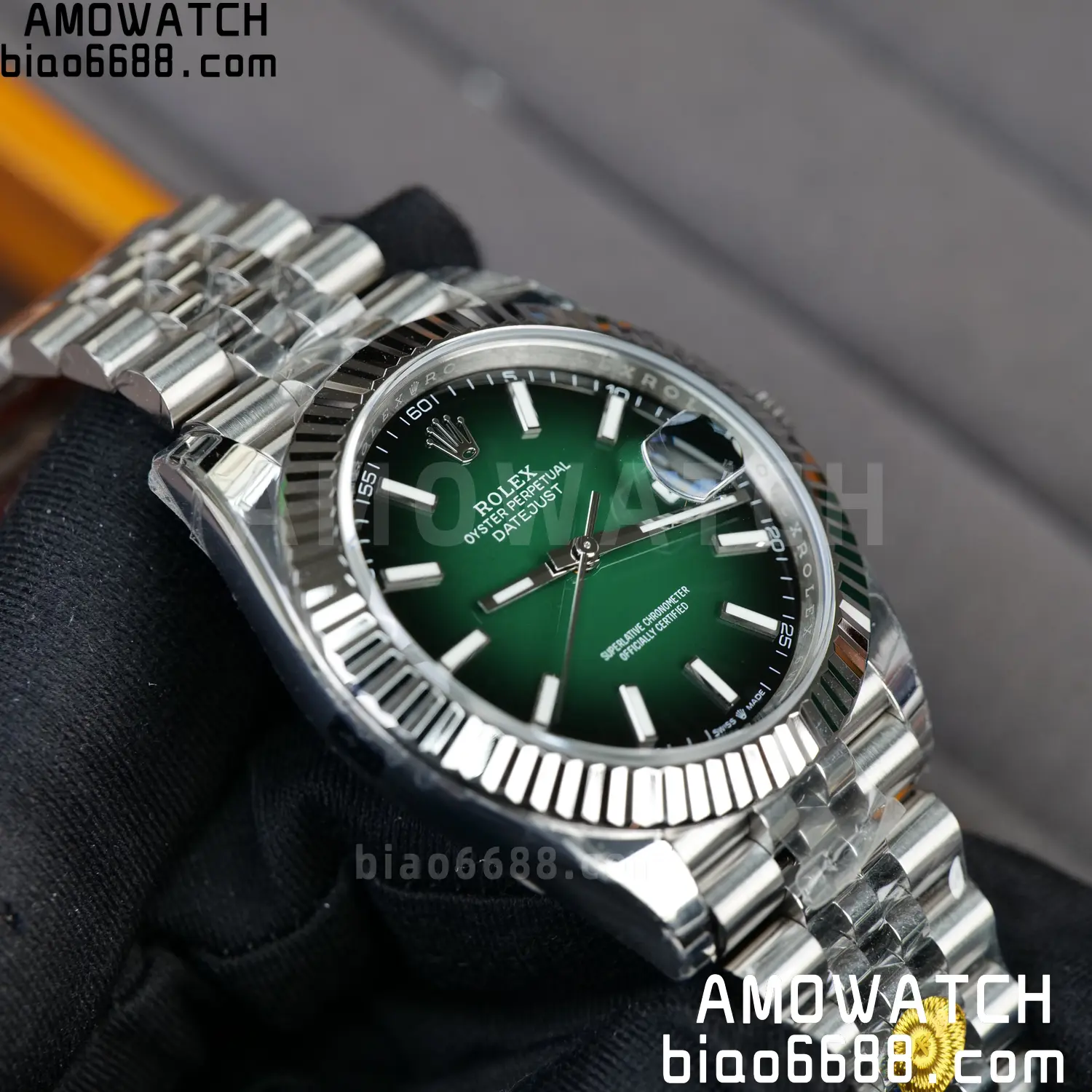 ROLEX DateJust 41mm SS 126334 VSF 1:1 Best Edition 904L Steel Gradient Green Dial on Jubilee Bracelet V2s (Free Sprung) 89 fd5ee50e574ce22 阿默表行AmoWatch