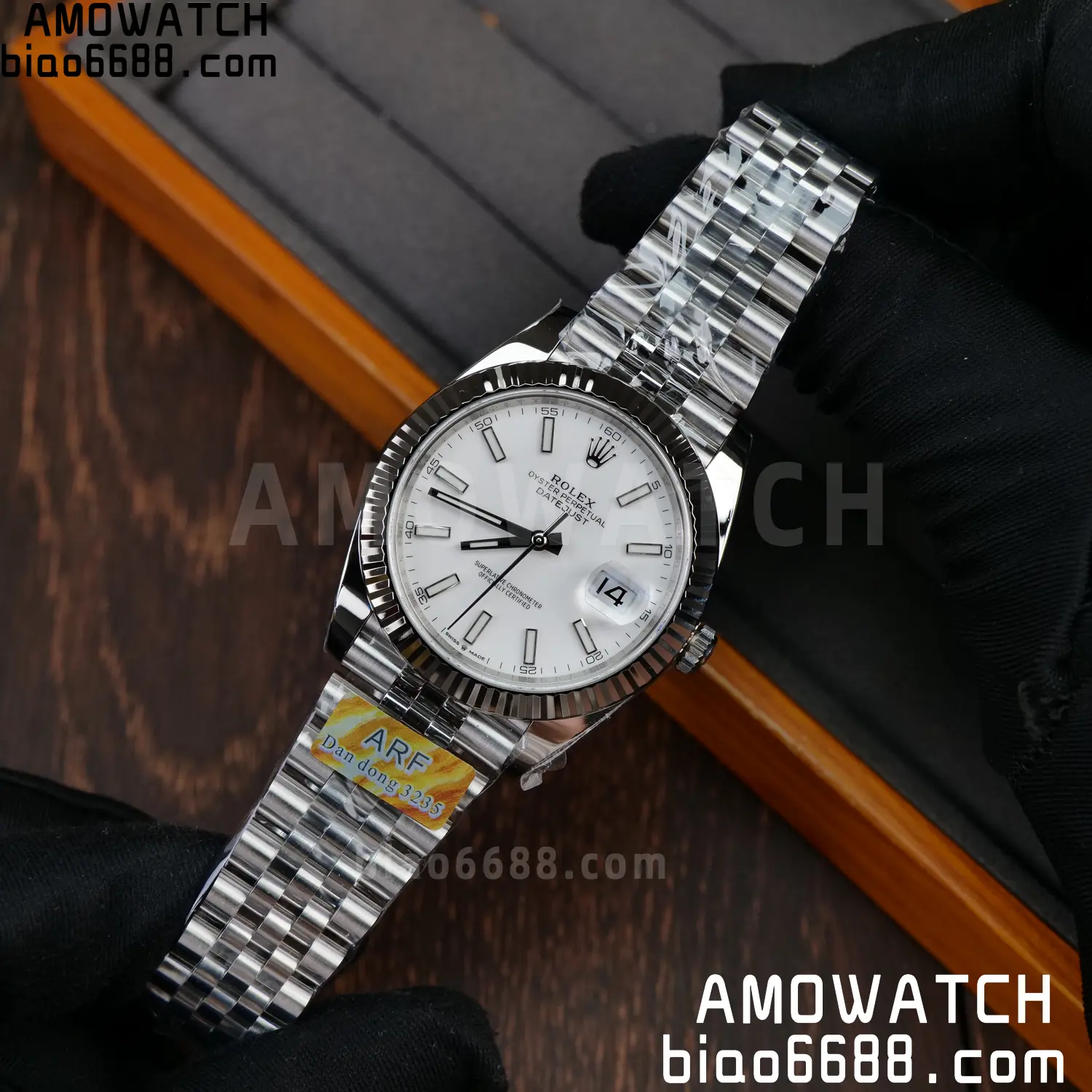 Rolex DateJust 126300 41mm ARF 1:1 Best Edition White Dial on Jubilee Bracelet Smooth Bezel DD3235 52 fdf00f734b1d9e0 AMO Watch