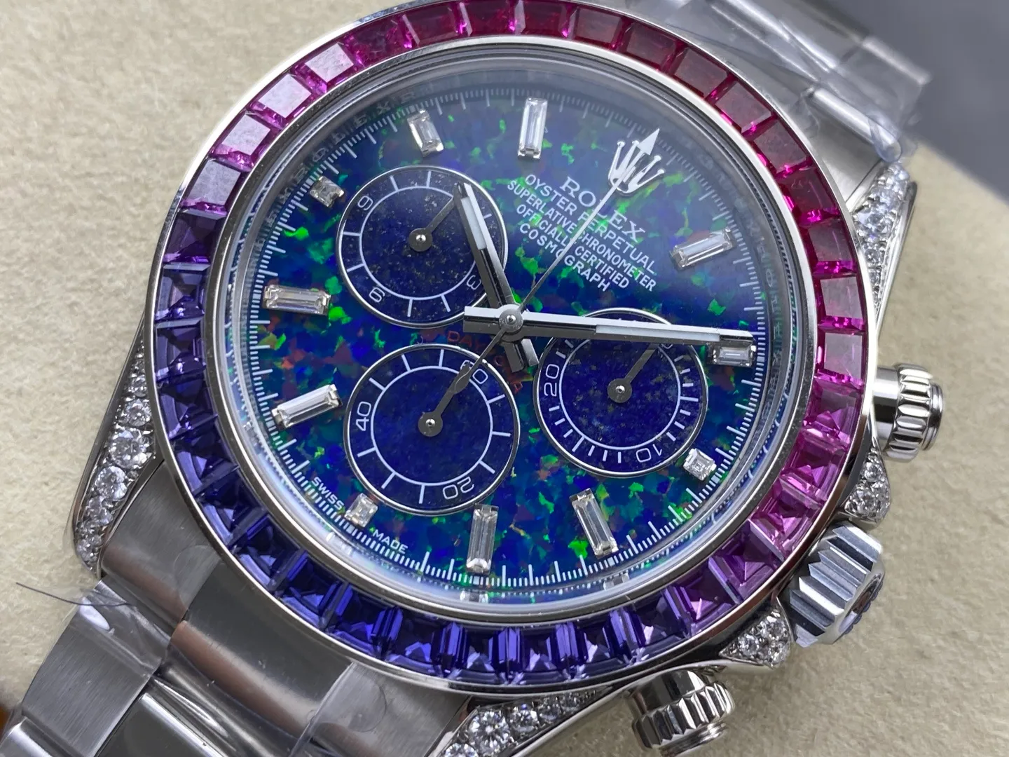 Rolex Daytona m126596sabv G1F Best Edition Lepidolite Dial 4130 38 ff614f35947387e AMO Watch