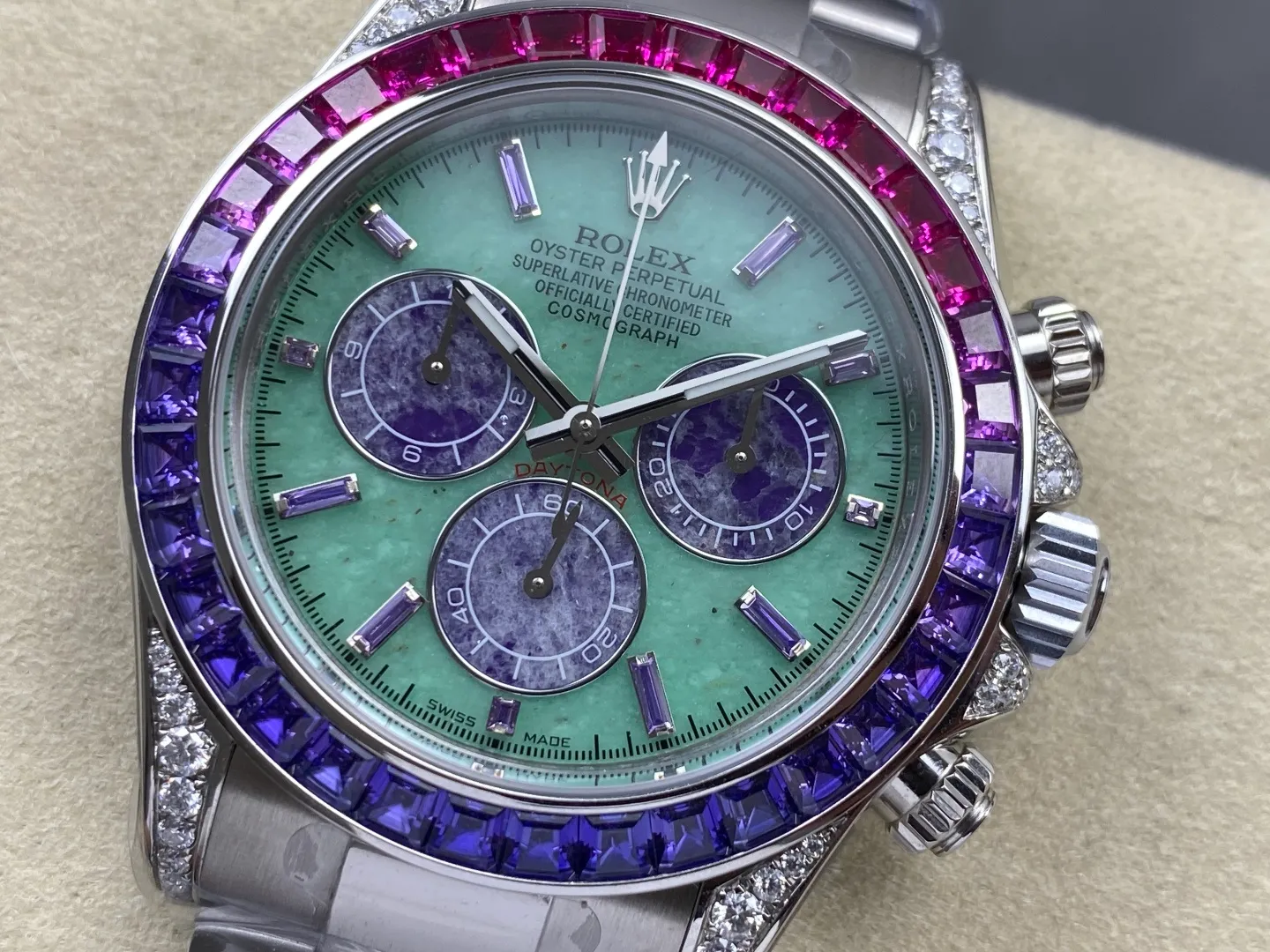 Rolex Daytona m126599savl-0001 G1F Best Edition Lepidolite Dial 4130 42 ffa52dde52492b3 AMO Watch