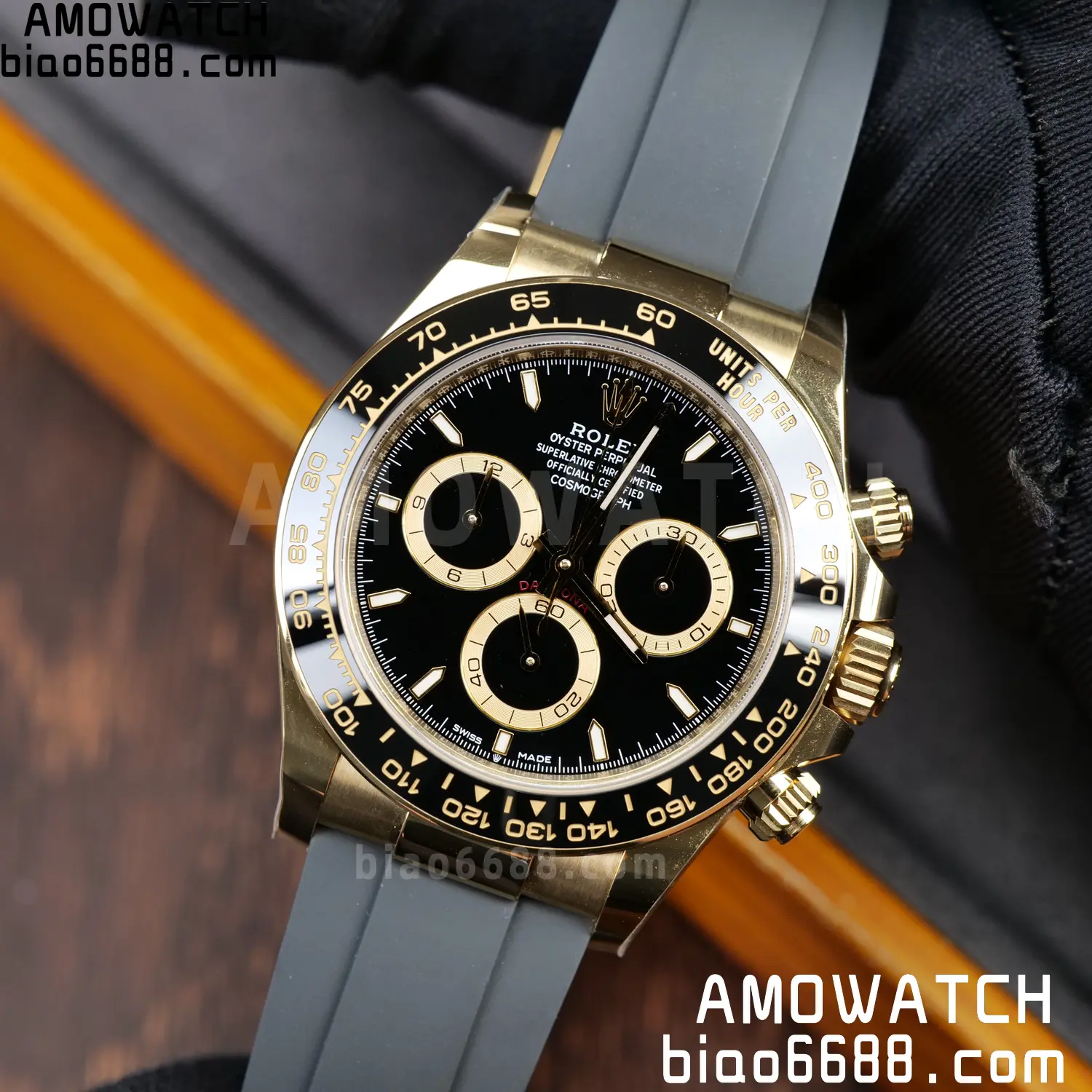 Rolex Daytona 126518 RCF RGF 1:1 Best Edition Black Dial on Oysterflex Strap JH4131 V2 160g Free Sprung 72 ffcad8b176fa093 AMO Watch