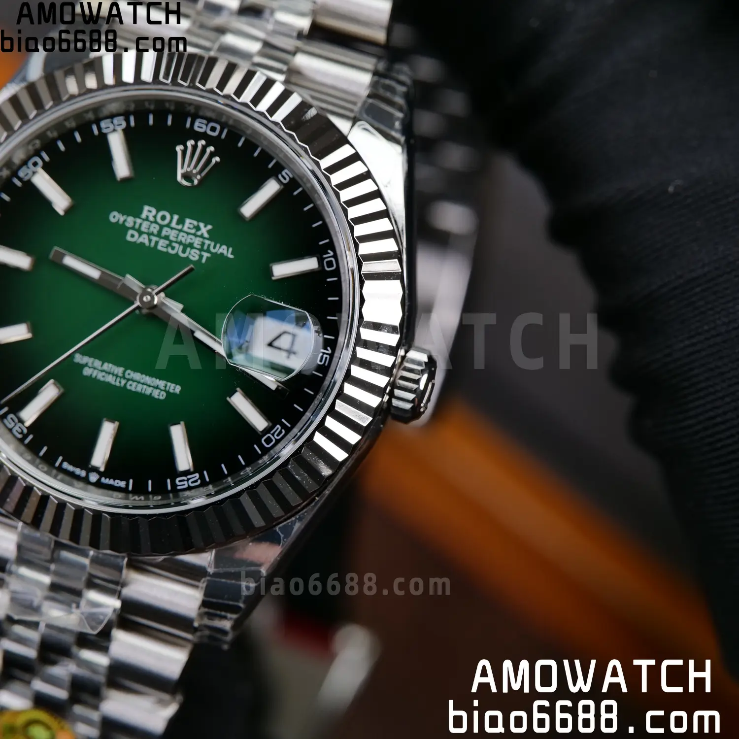 ROLEX DateJust 41mm SS 126334 VSF 1:1 Best Edition 904L Steel Gradient Green Dial on Jubilee Bracelet V2s (Free Sprung) 88 ffcc9ca99c1e432 阿默表行AmoWatch