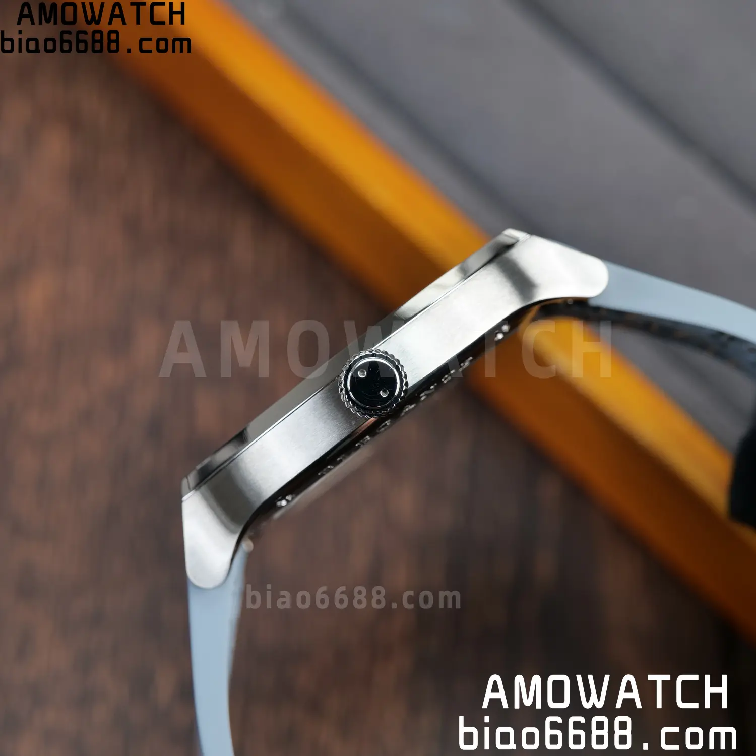 FPJ F.P.Journe Elegante FJ Factory Best Edition White Dial on Gray Rubber Strap Quartz V2 93 04dd0039ff459ee AMO Watch