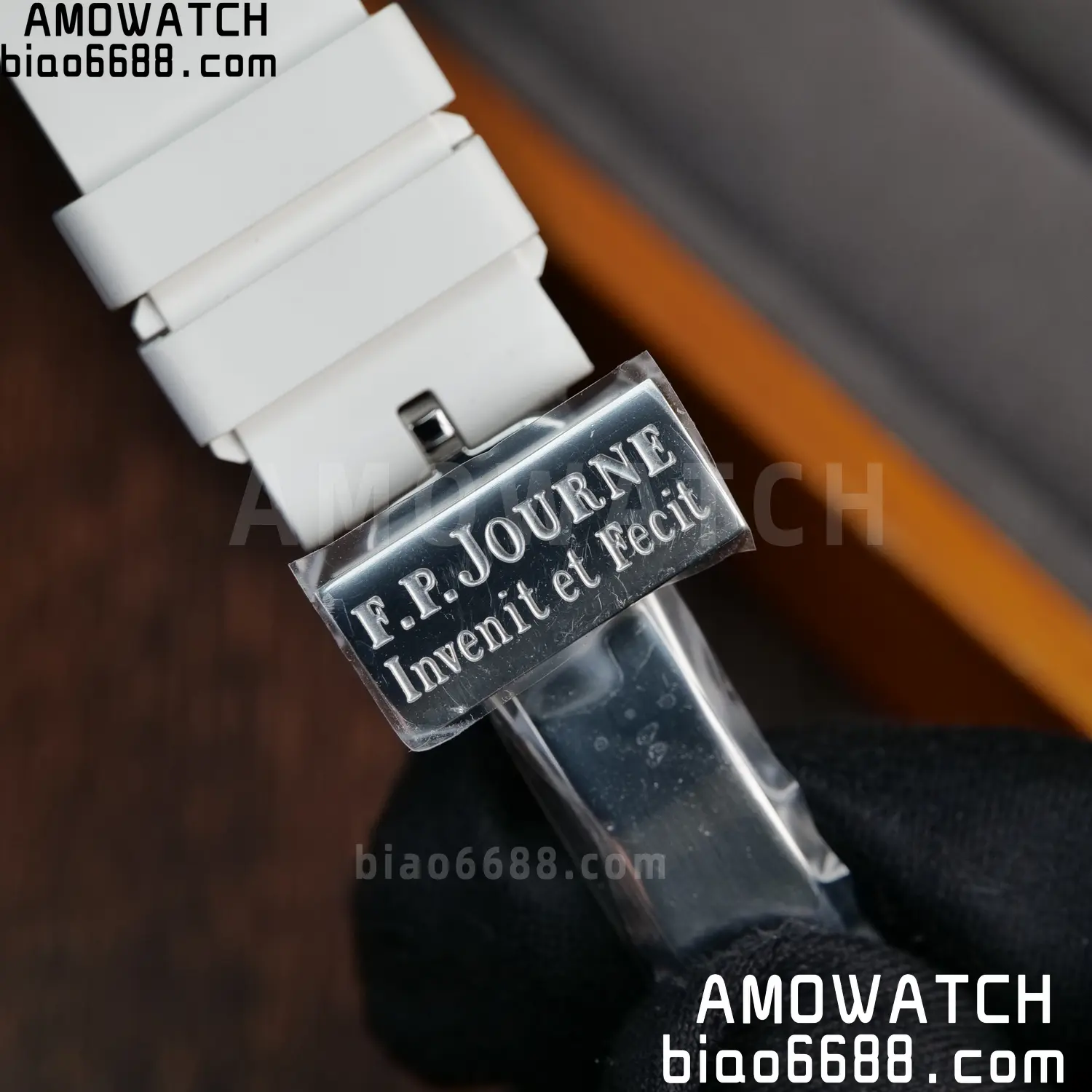 FPJ F.P.Journe Elegante FJ Factory Best Edition White Dial on White Rubber Strap Quartz V2 108 06aa6379824afa5 AMO Watch