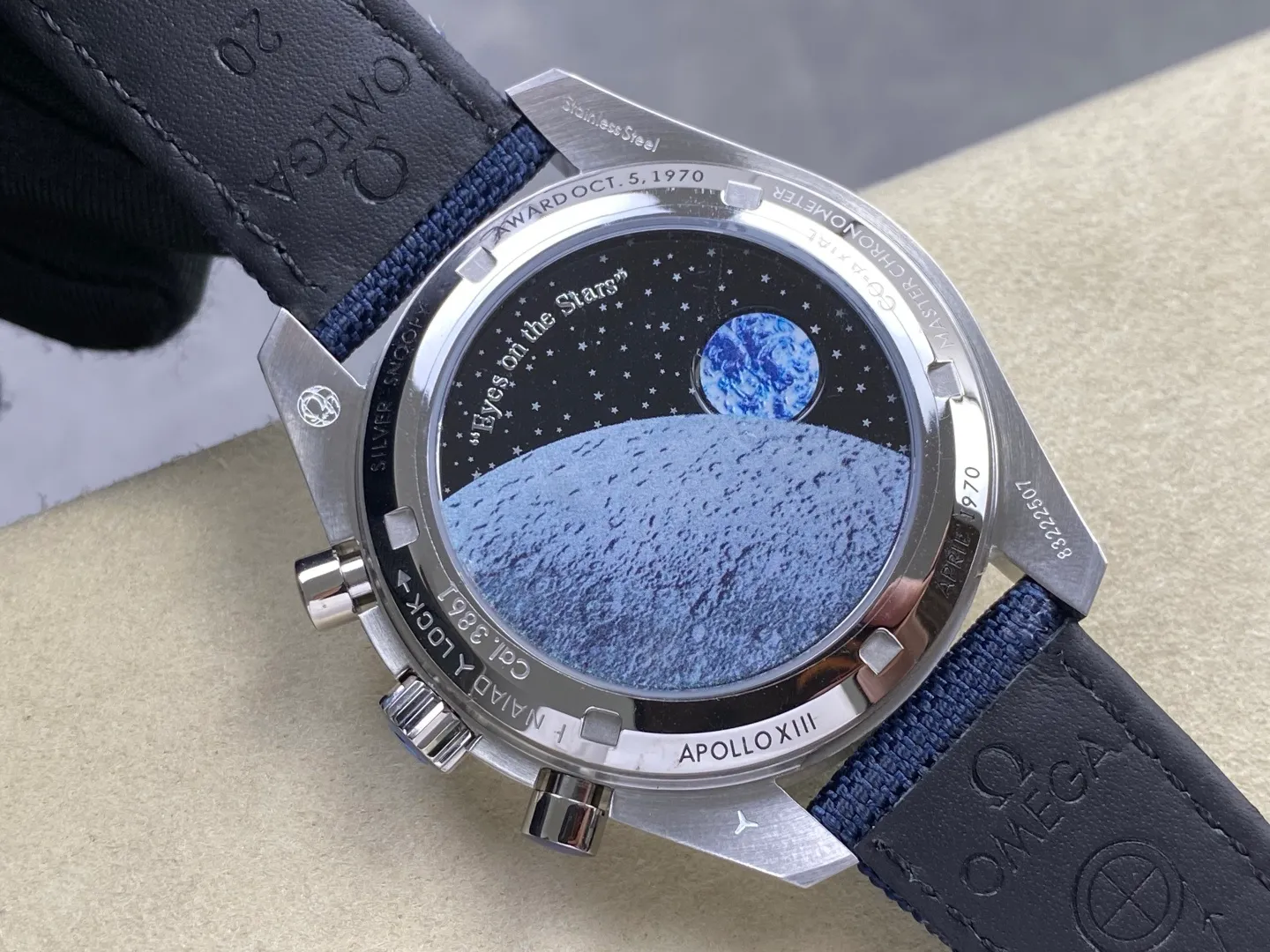 OMEGA Speedmaster Professional “Silver Snoopy Award” 50th Anniversary SMF 1:1 Best Edition A3861 39 0be9af5840c7f12 AMO Watch