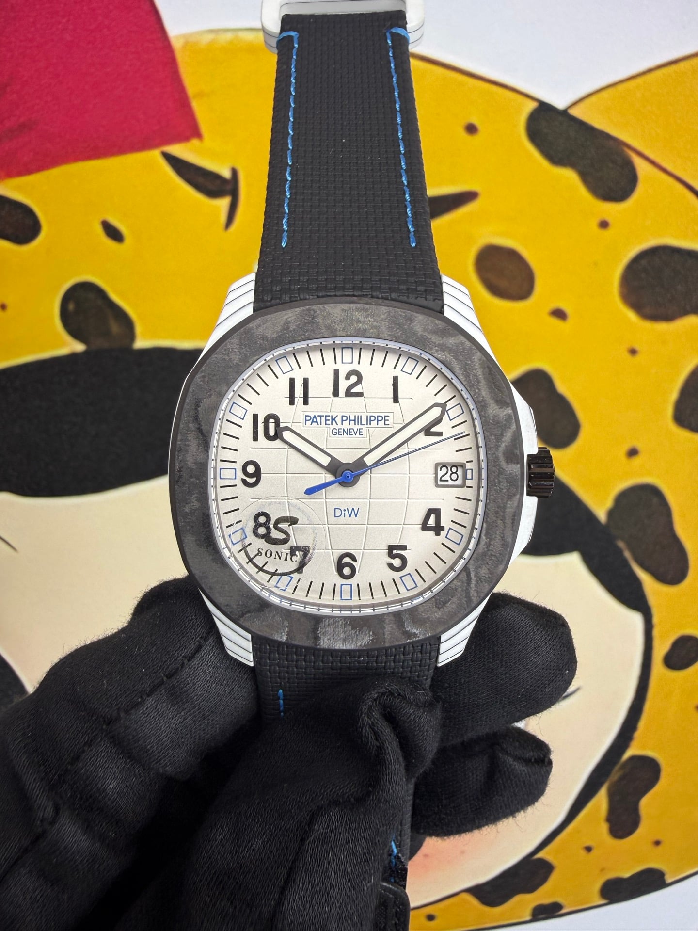 PP Aquanaut 5167 Polar Blue DIW SONIC Factory SF 1:1 Best Edition White Dial On Black Nylon Strap DD324 26 0ec38327667c4a9 阿默表行AmoWatch