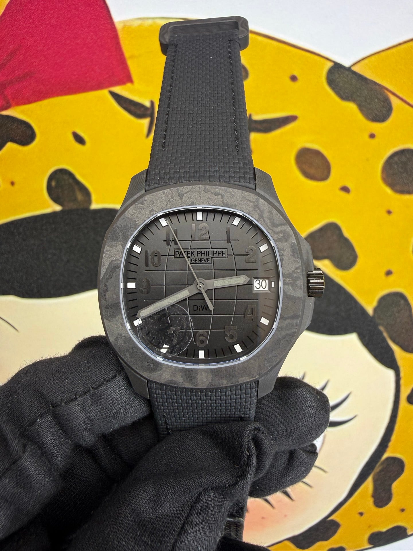 PP Aquanaut 5167 ALL Black DIW SONIC Factory SF 1:1 Best Edition Black Dial On Black Nylon Strap DD324 25 184d3dcd1a59325 阿默表行AmoWatch