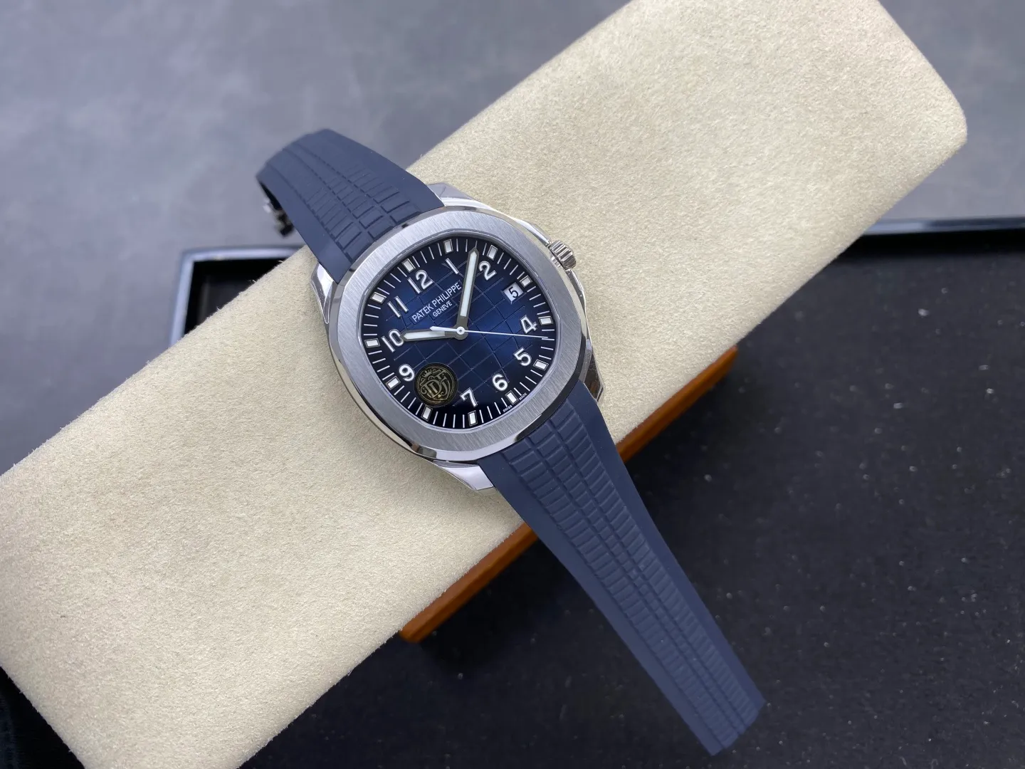PP Aquanaut 5168G 42mm SS DDF 1:1 Best Edition Green Dial on Green Rubber Strap DPB330 Super Clone (Weighted) 41 1ded410850df598 AMO Watch