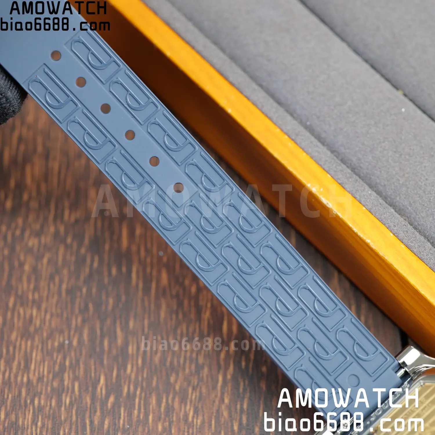 FPJ F.P.Journe Elegante FJ Factory Best Edition White Dial on Blue Rubber Strap Quartz V2 114 1e618a83374e9e9 AMO Watch