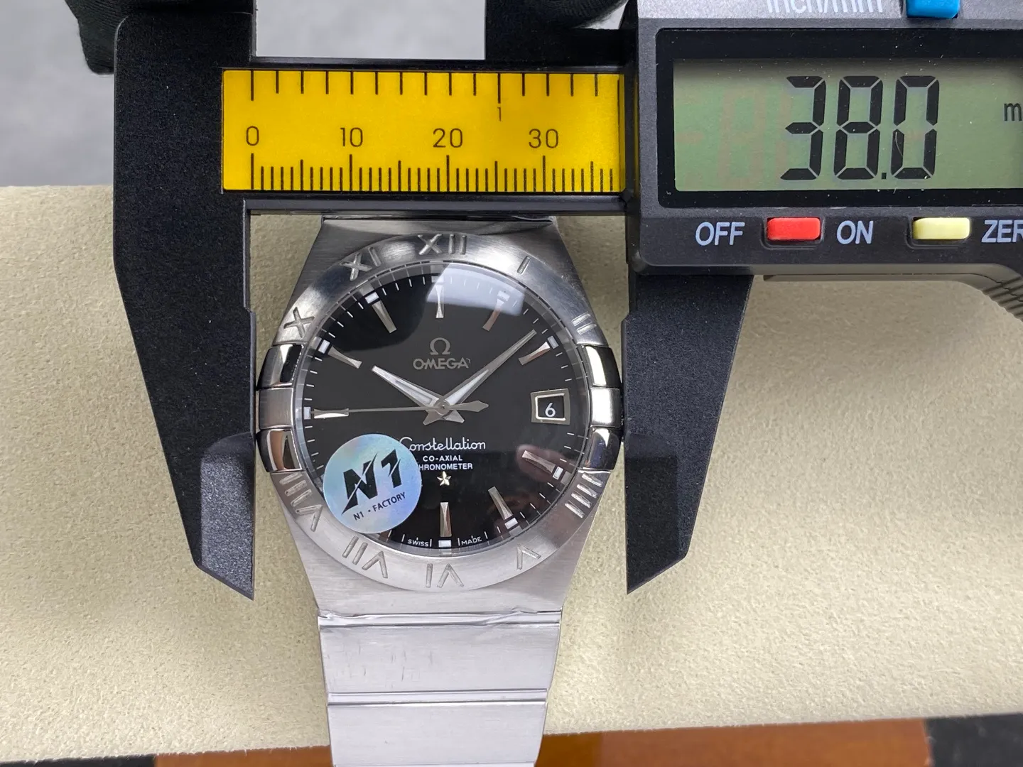OMEGA Constellation 39mm SS N1F 1:1 Best Edition Black Dial on SS Bracelet A8500 40 23a952e3ffb531f AMO Watch
