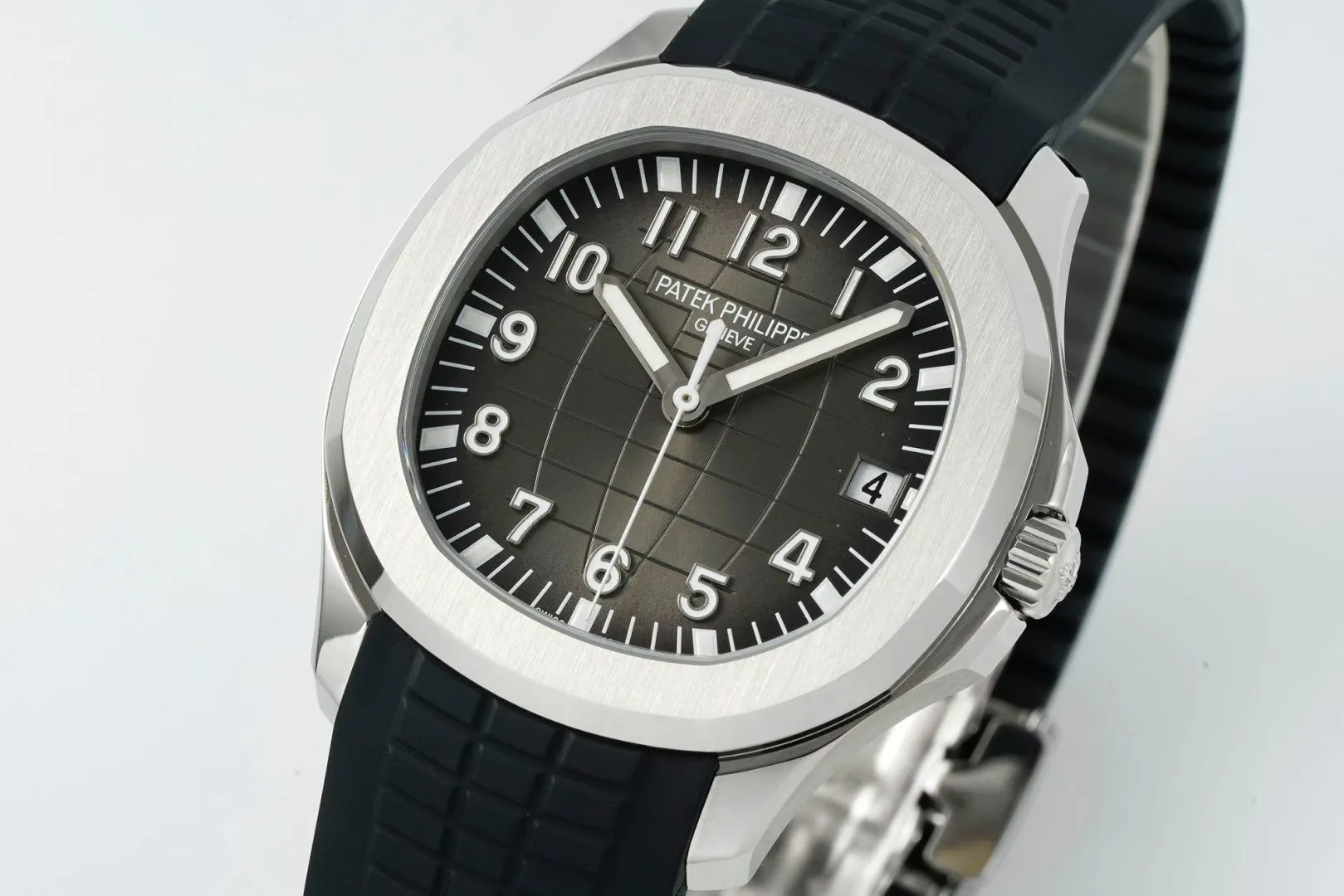 PP Aquanaut 5167 SS DDF 1:1 Best Edition Gray Dial on Black Rubber Strap DBP330 Super Clone 21 2ca7b255f3118ee AMO Watch