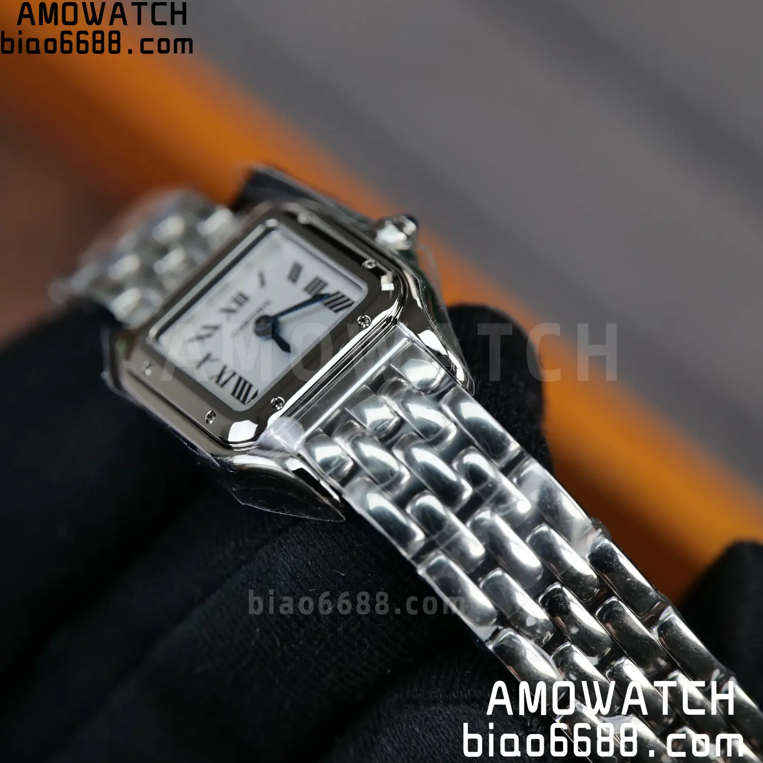 Panthère de Cartier Mini 19mm WSPN0012 BBA 1:1 Best Edition SS White Dial on SS Bracelet Swiss Quartz 79 307779cf474ce5d AMO Watch