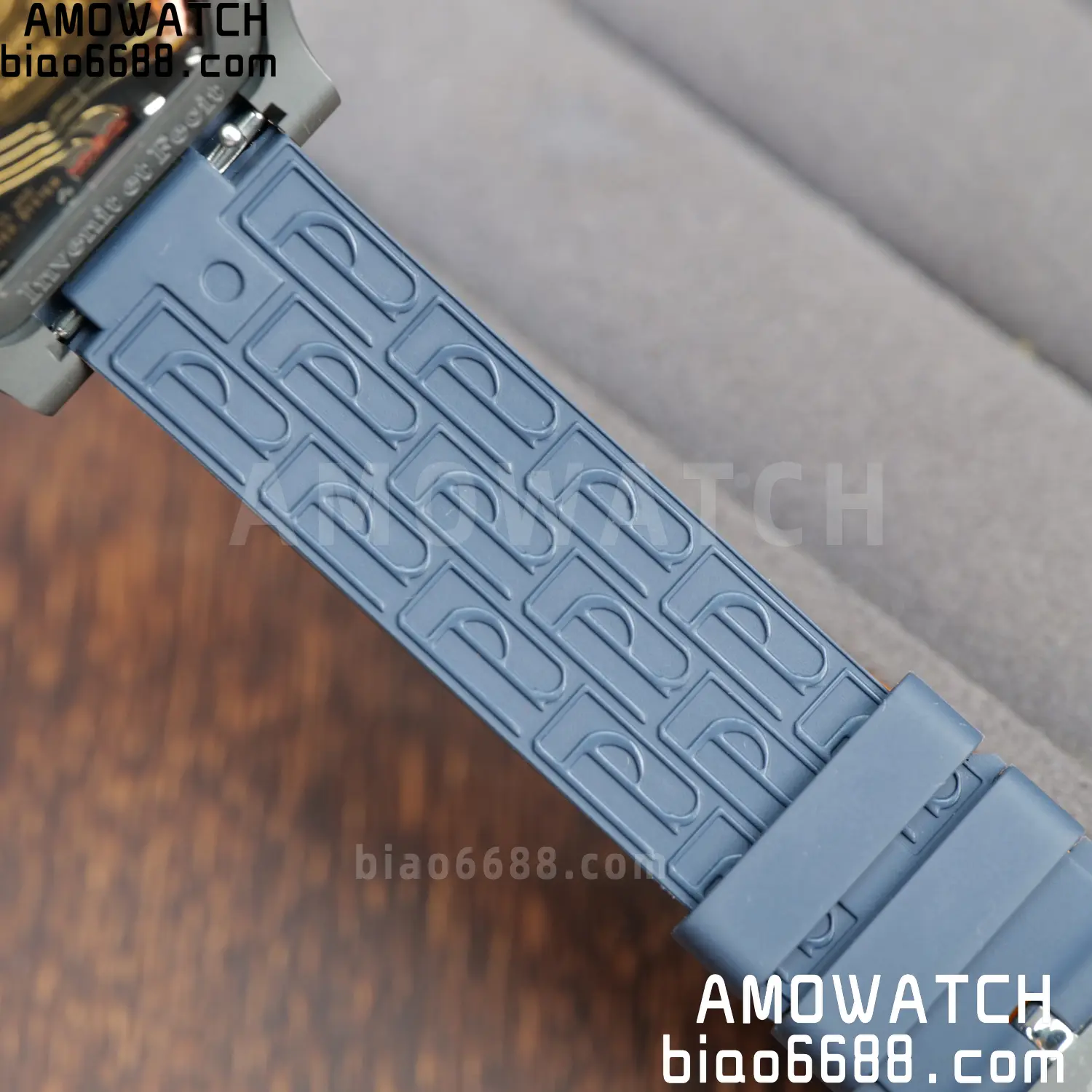 FPJ F.P.Journe Elegante PVD FJ Factory Best Edition Black Dial on Blue Rubber Strap Quartz V2 136 351d099d81e2da5 AMO Watch