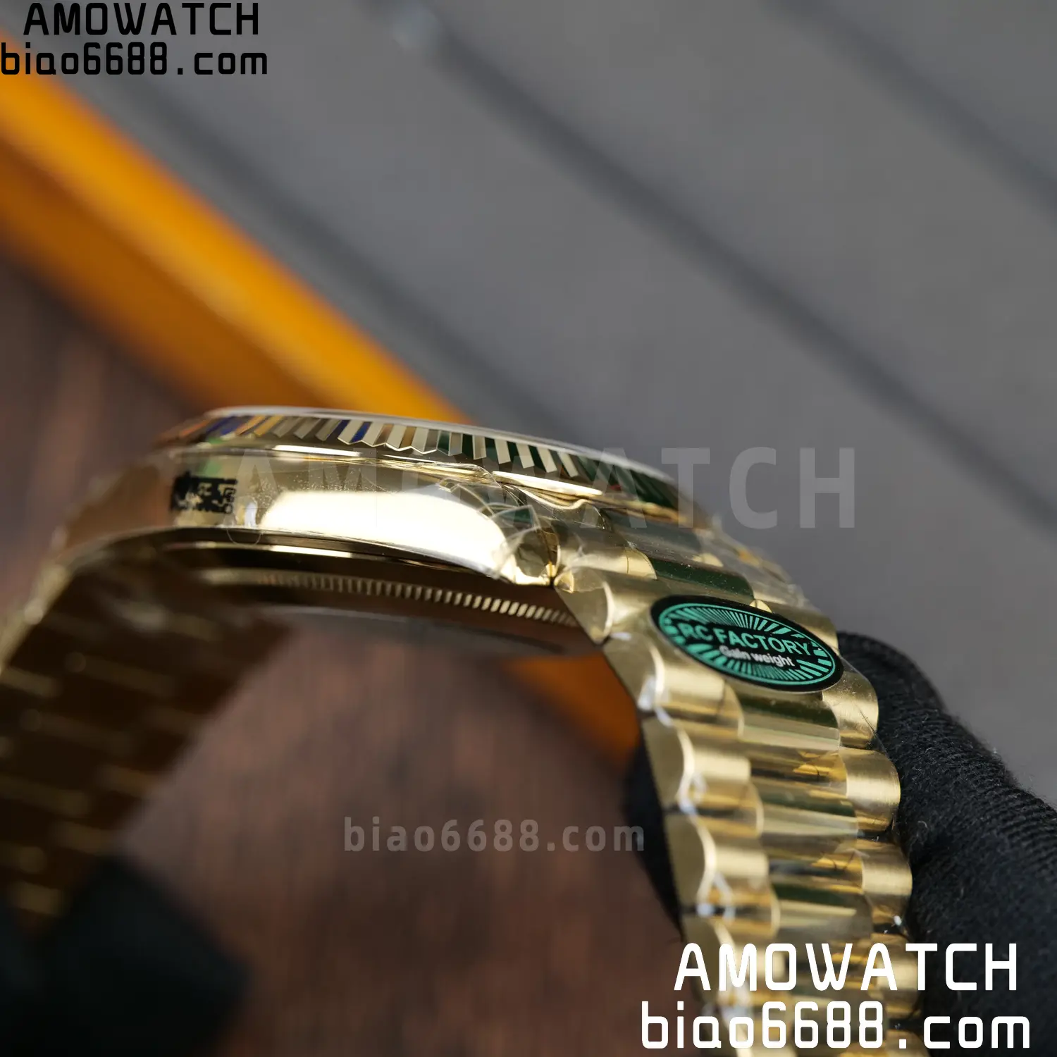 Rolex Day Date 40 YG 228238 RCF 1:1 Best Edition Black Dial on President Bracelet VR3255 (210g) 67 36060ce4ad90cb1 AMO Watch