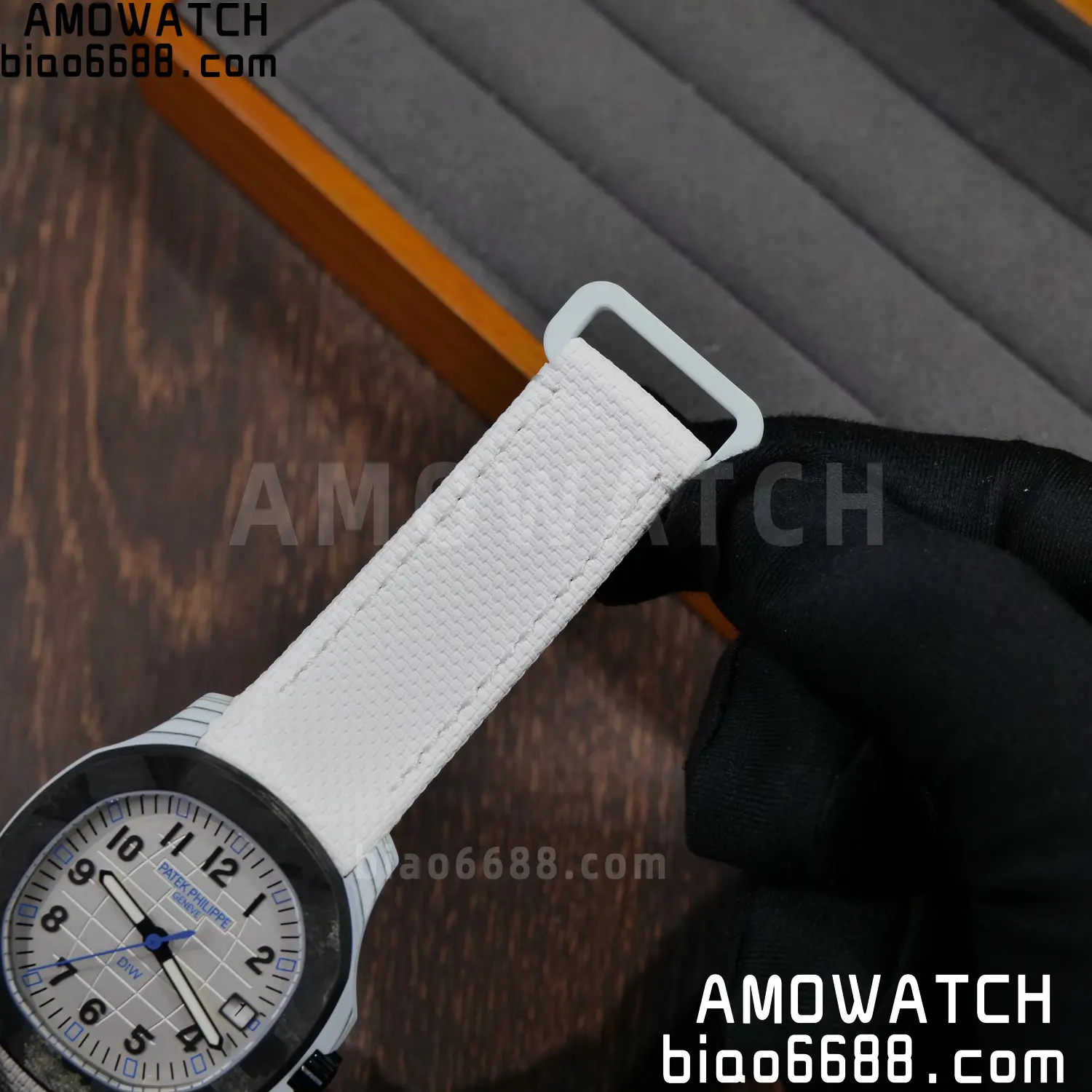 PP Aquanaut 5167 Polar Blue DIW SONIC Factory SF 1:1 Best Edition White Dial On White Nylon Strap DD324 75 49227051d289330 阿默表行AmoWatch