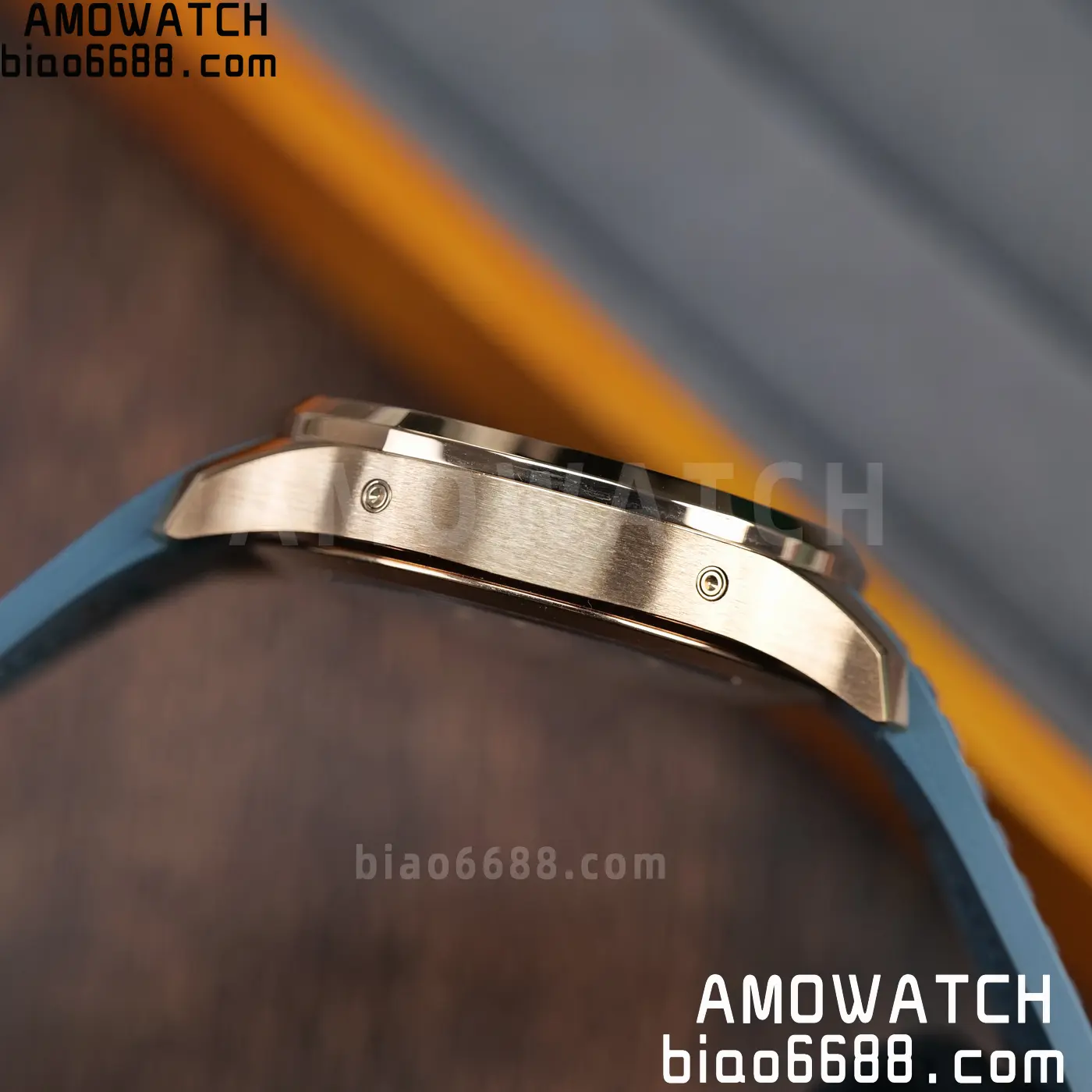 Patek Philippe Aquanaut 5261R RG APW Factory 1:1 Best Edition Dial on Blue Rubber Strap V2 86 4bbc51887afe4d6 AMO Watch