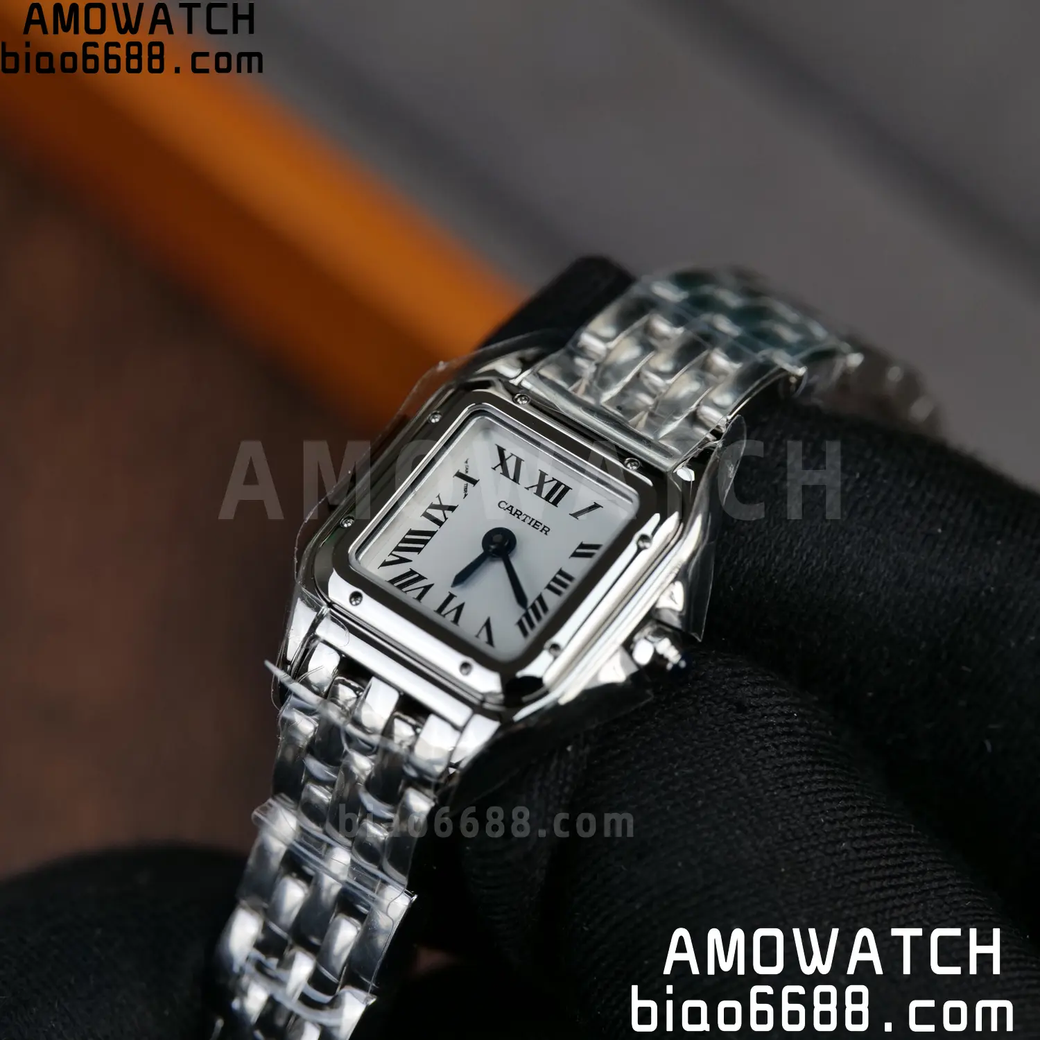 Panthère de Cartier Mini 19mm WSPN0012 BBA 1:1 Best Edition SS White Dial on SS Bracelet Swiss Quartz 84 538a3e9ca695f69 AMO Watch
