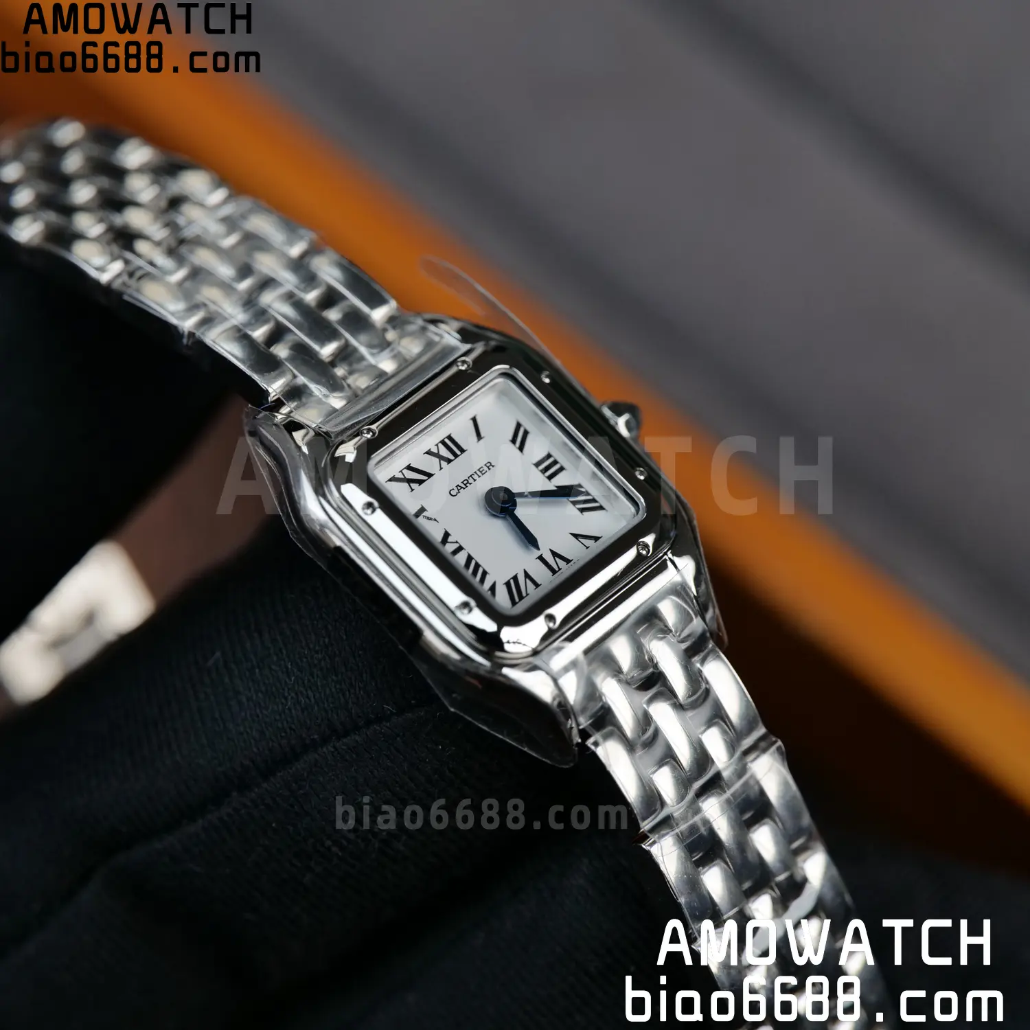 Panthère de Cartier Mini 19mm WSPN0012 BBA 1:1 Best Edition SS White Dial on SS Bracelet Swiss Quartz 83 5534c22fddf5842 AMO Watch