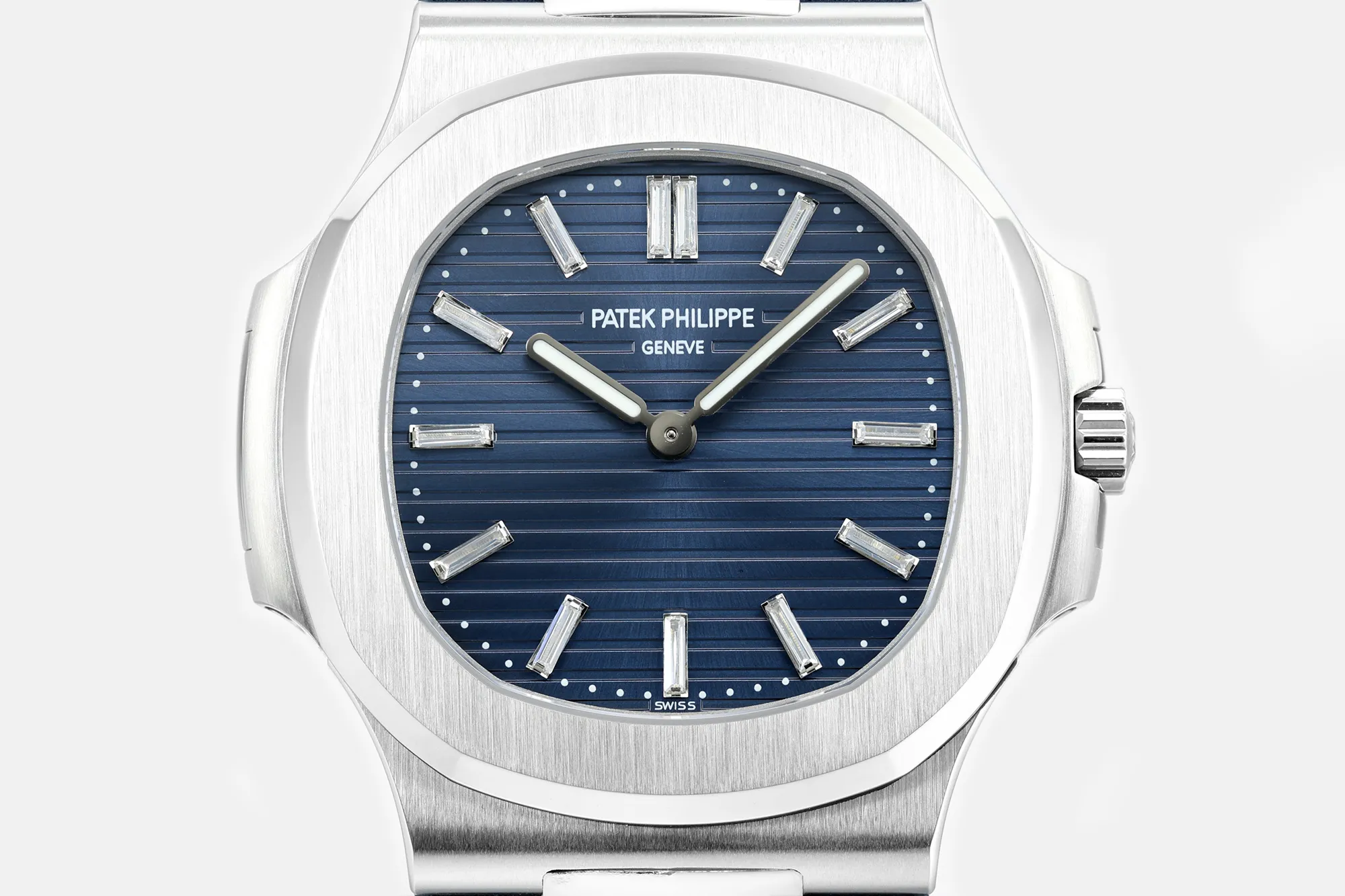 PP Nautilus 5810 PPF Best Edition Blue Dial on BlueStrap A240 20 6310c5b3f2d376b AMO Watch