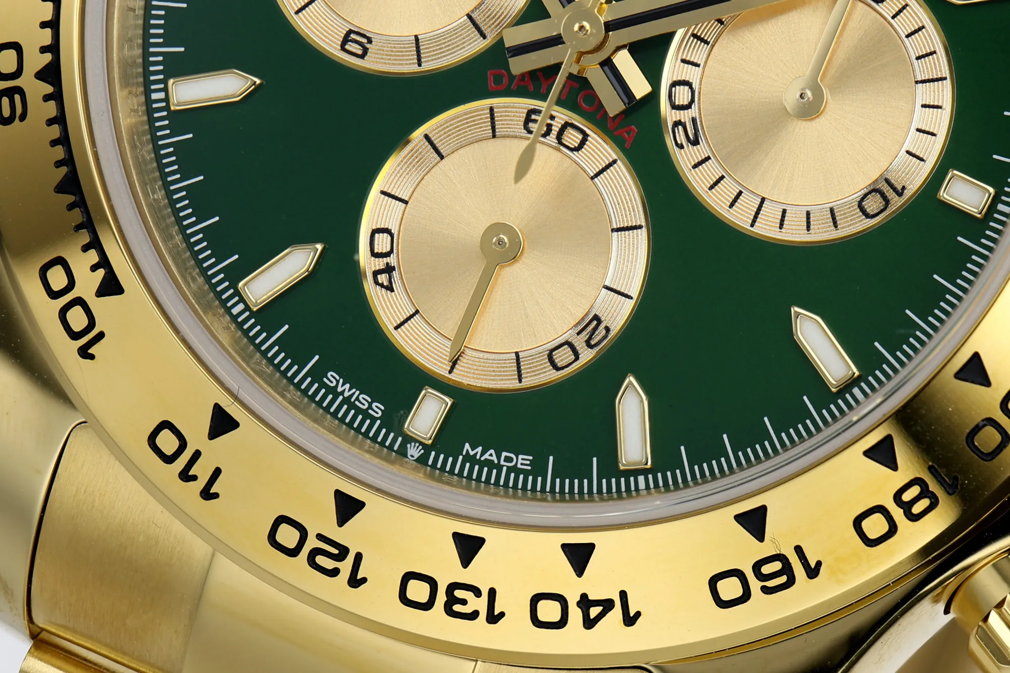 Rolex Daytona 126508 ZF 1:1 Best Edition Green Dial on YG Bracelet DD4131 Weighted 213g 23 649dbf15a0df85e AMO Watch