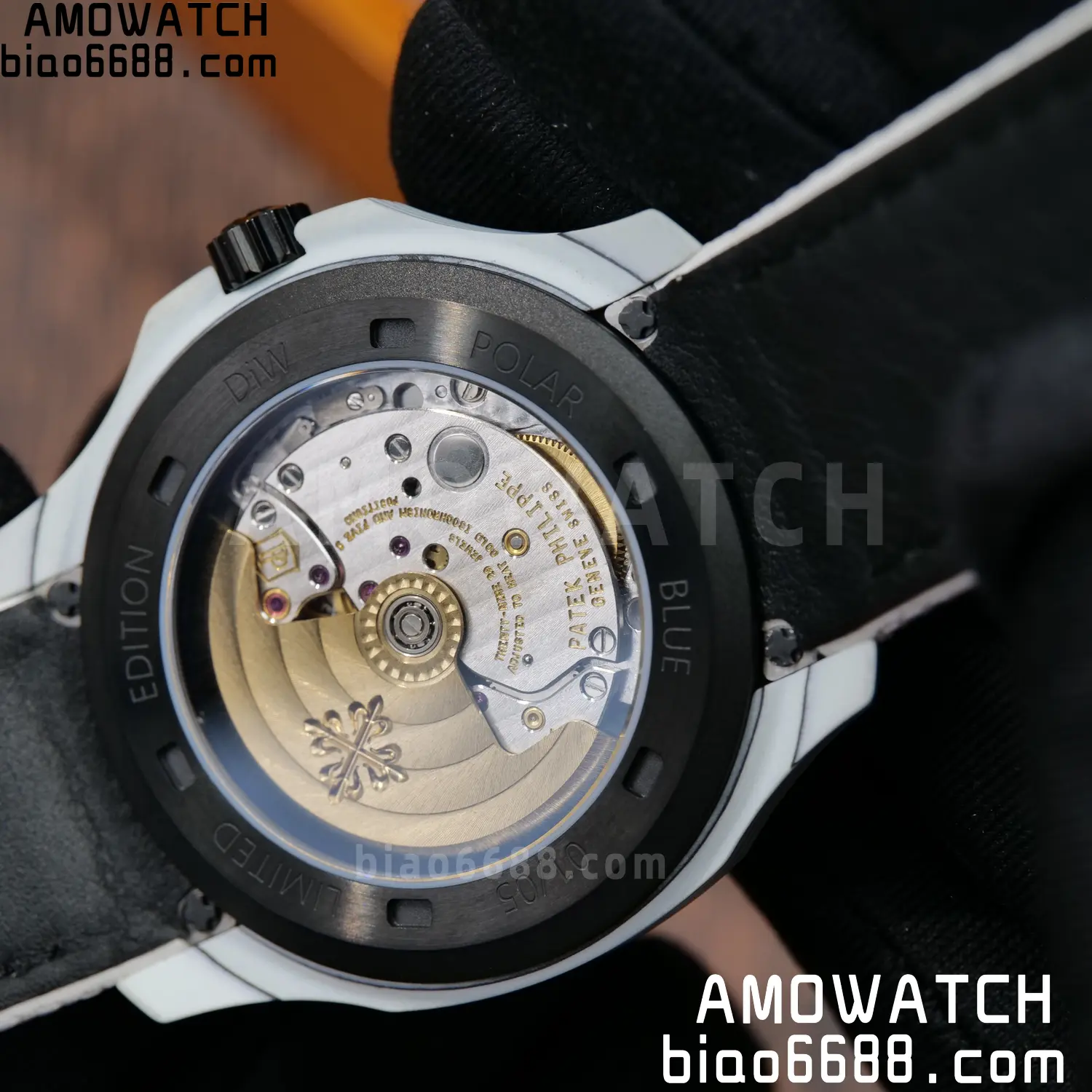 PP Aquanaut 5167 Polar Blue DIW SONIC Factory SF 1:1 Best Edition White Dial On White Nylon Strap DD324 98 660cd8cc05f0cab 阿默表行AmoWatch