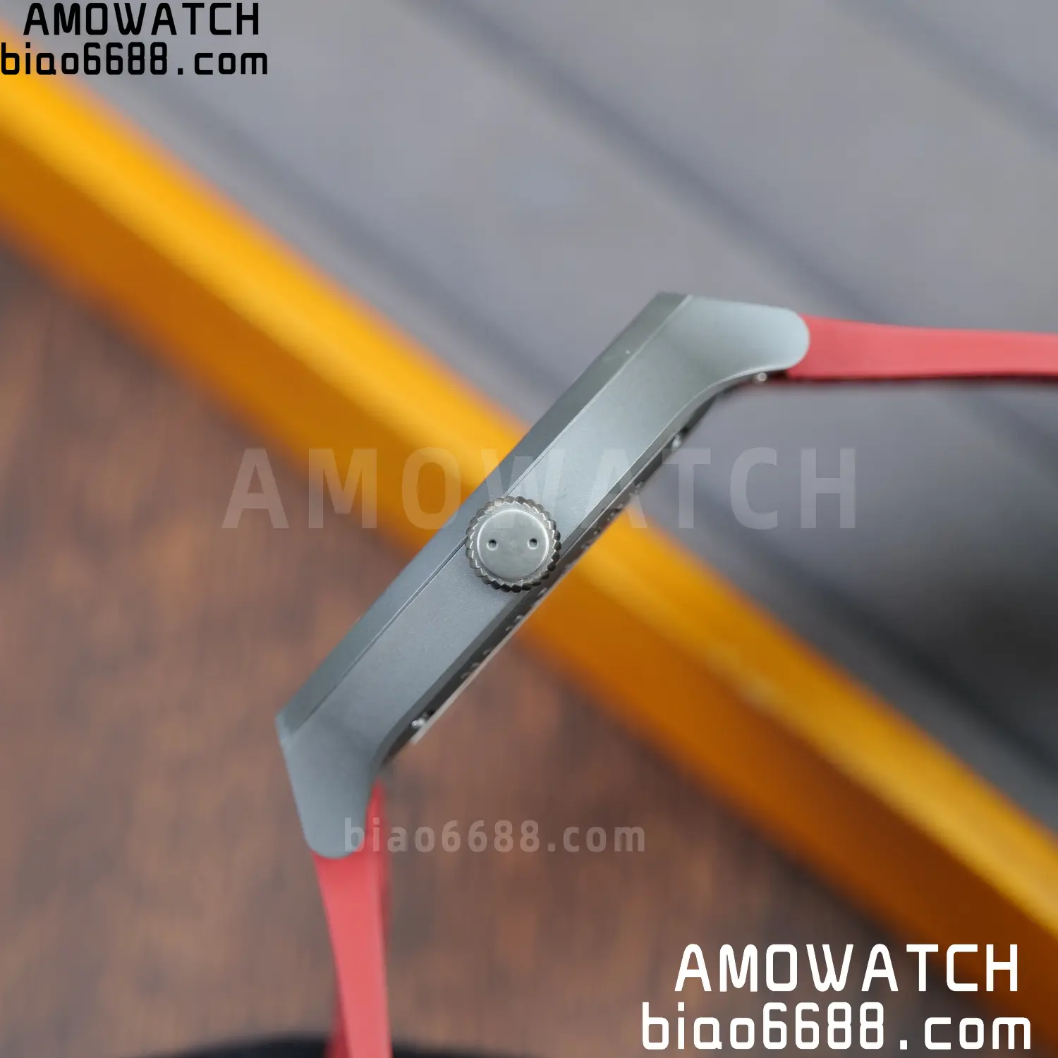 FPJ F.P.Journe Elegante PVD FJ Factory Best Edition Red Dial on RedRubber Strap Quartz V2 97 698a2f135773912 AMO Watch