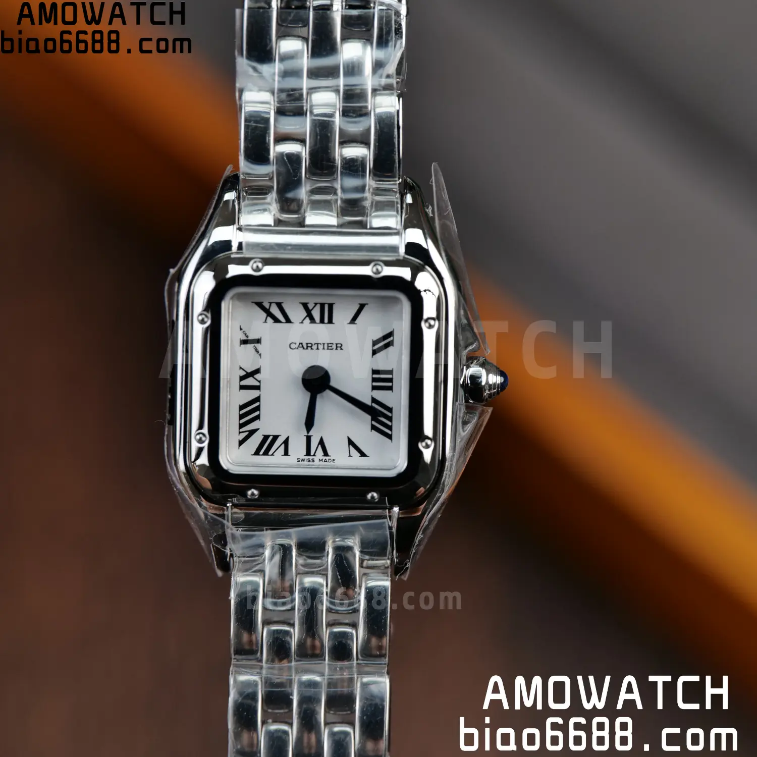 Panthère de Cartier Mini 19mm WSPN0012 BBA 1:1 Best Edition SS White Dial on SS Bracelet Swiss Quartz 76 6a3501e245f415a AMO Watch