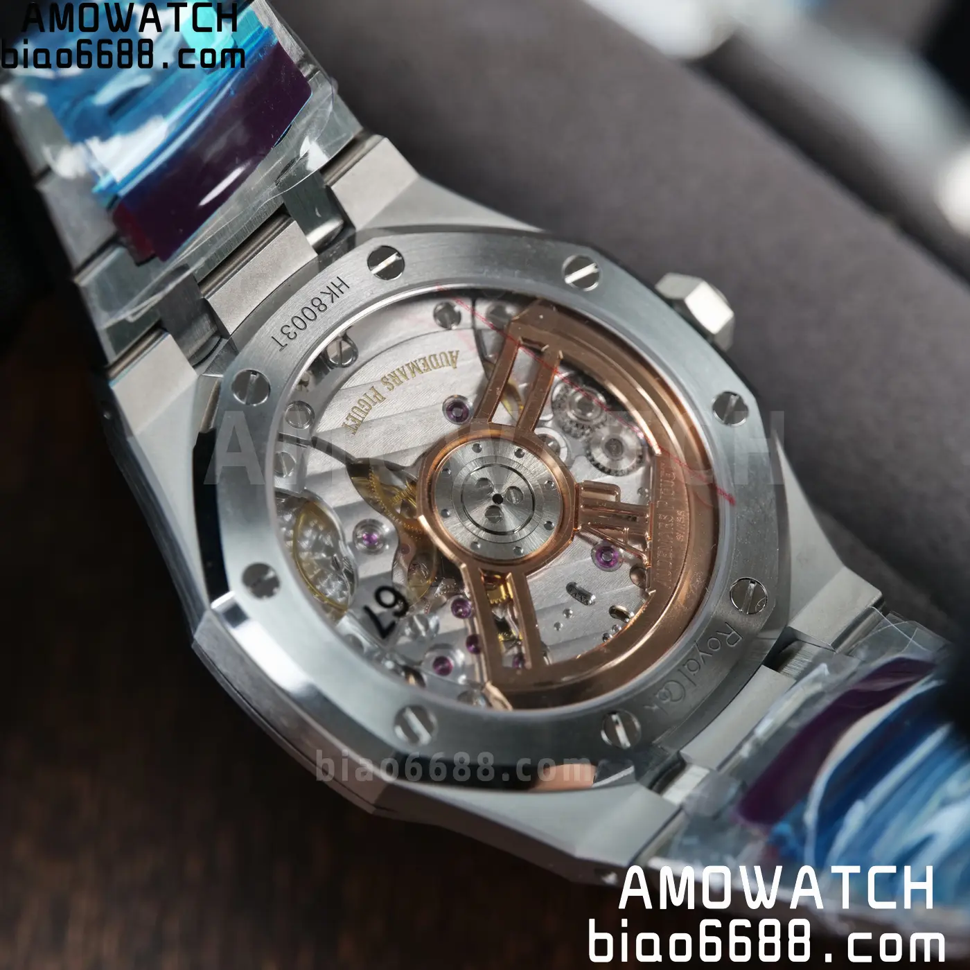 Royal Oak 41mm 15510 SS VSF 1:1 Best Edition Gray Textured Dial on SS Bracelet DD4302 Super Clone 115 6d7c9666f8a6eb2 AMO Watch