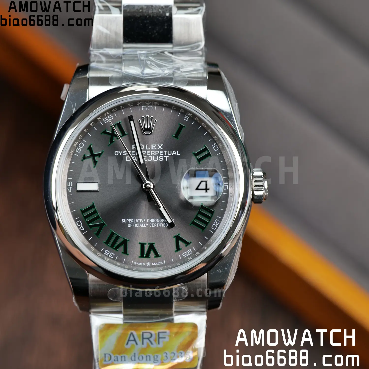 Rolex DateJust 126300-0013 36mm ARF 1:1 Best Edition Roman Gray Dial on Oyster Bracelet DD3235 61 7236078a85f2db4 AMO Watch