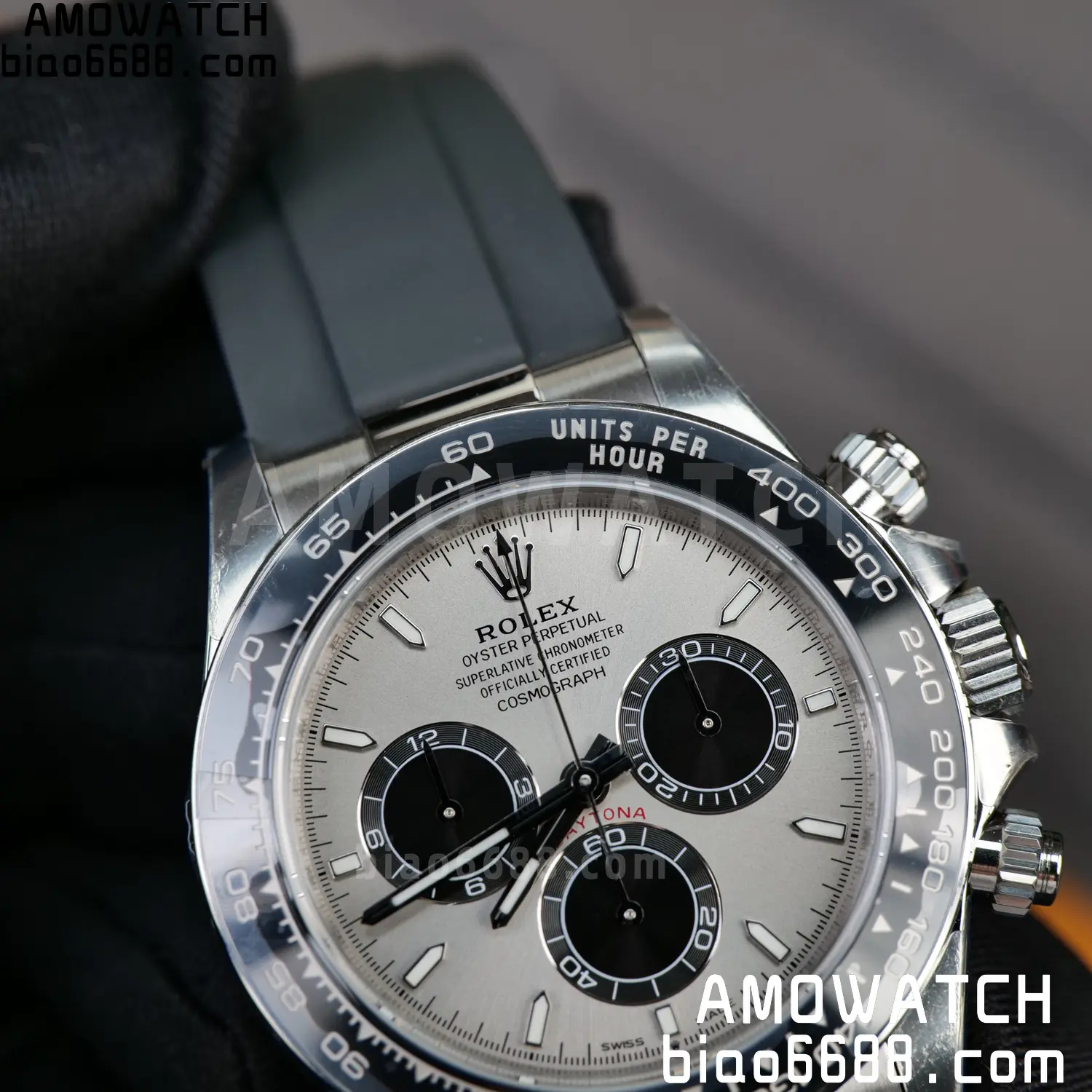 Rolex Daytona 126519 VSF 1:1 Best Edition Grey Dial on Oysterflex Strap VS4131 (Free Sprung) V2 V2s Weighted 137g 90 755d3cfc4c4fa40 AMO Watch