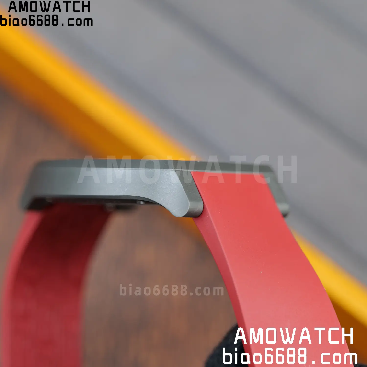 FPJ F.P.Journe Elegante PVD FJ Factory Best Edition Red Dial on RedRubber Strap Quartz V2 95 761d500713f07e9 AMO Watch