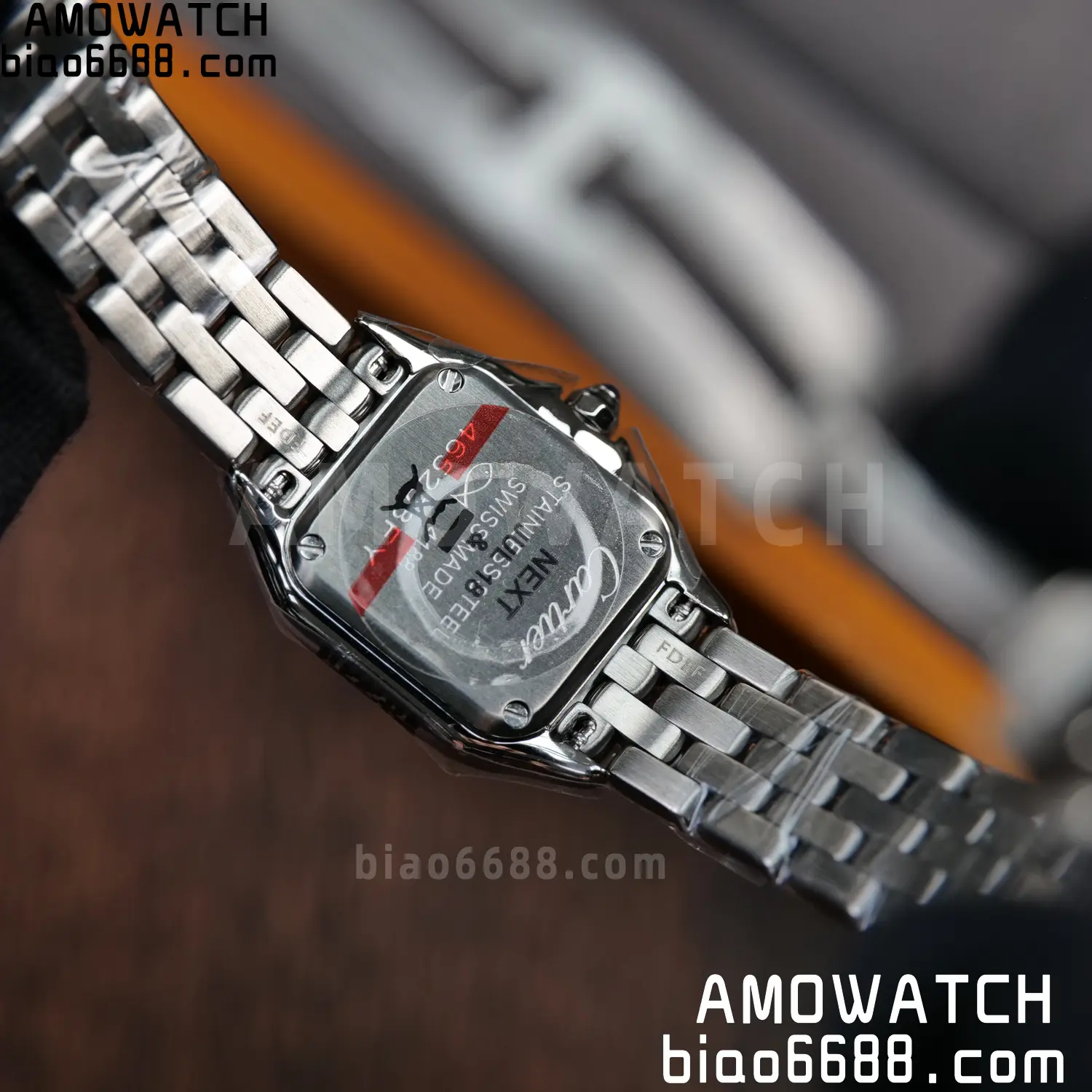 Panthère de Cartier Mini 19mm WSPN0012 BBA 1:1 Best Edition SS White Dial on SS Bracelet Swiss Quartz 94 7a4020676cb5e14 AMO Watch