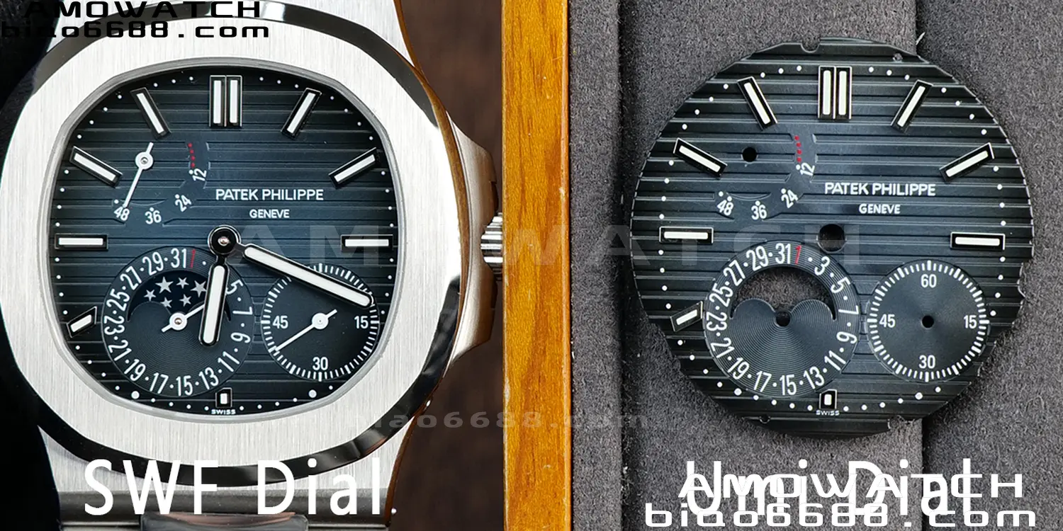 Custom Made Patek Philippe Nautilus 5712 SS UMI 108 7c0aeecab21729f AMO Watch
