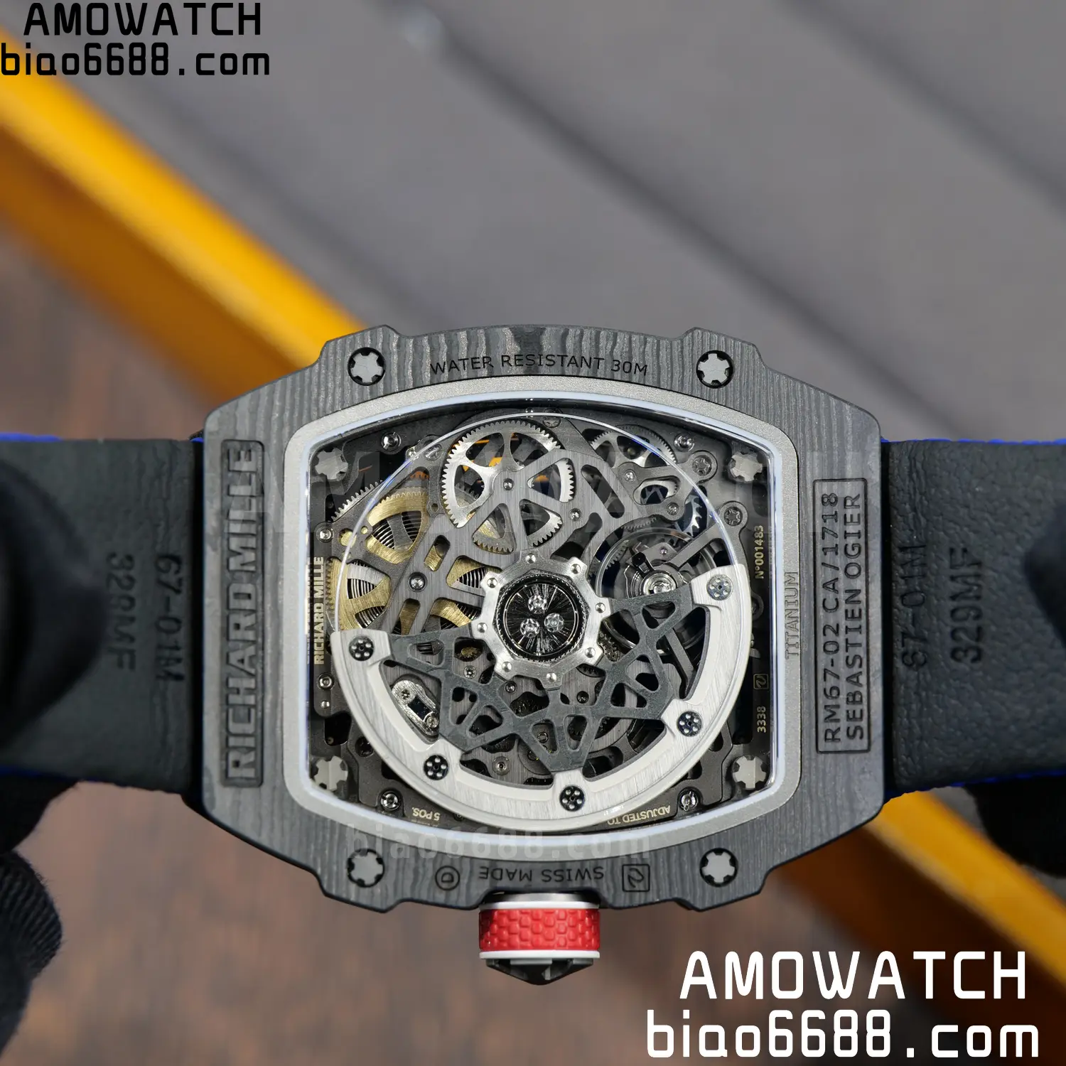 RICHARD MILLE RM67-02 Black NTPT RICH Factory PRO 1:1 France Blue/Red/White Skeleton Dial CRMA7 Super Clone V2 106 7f22dabd098fec5 阿默表行AmoWatch