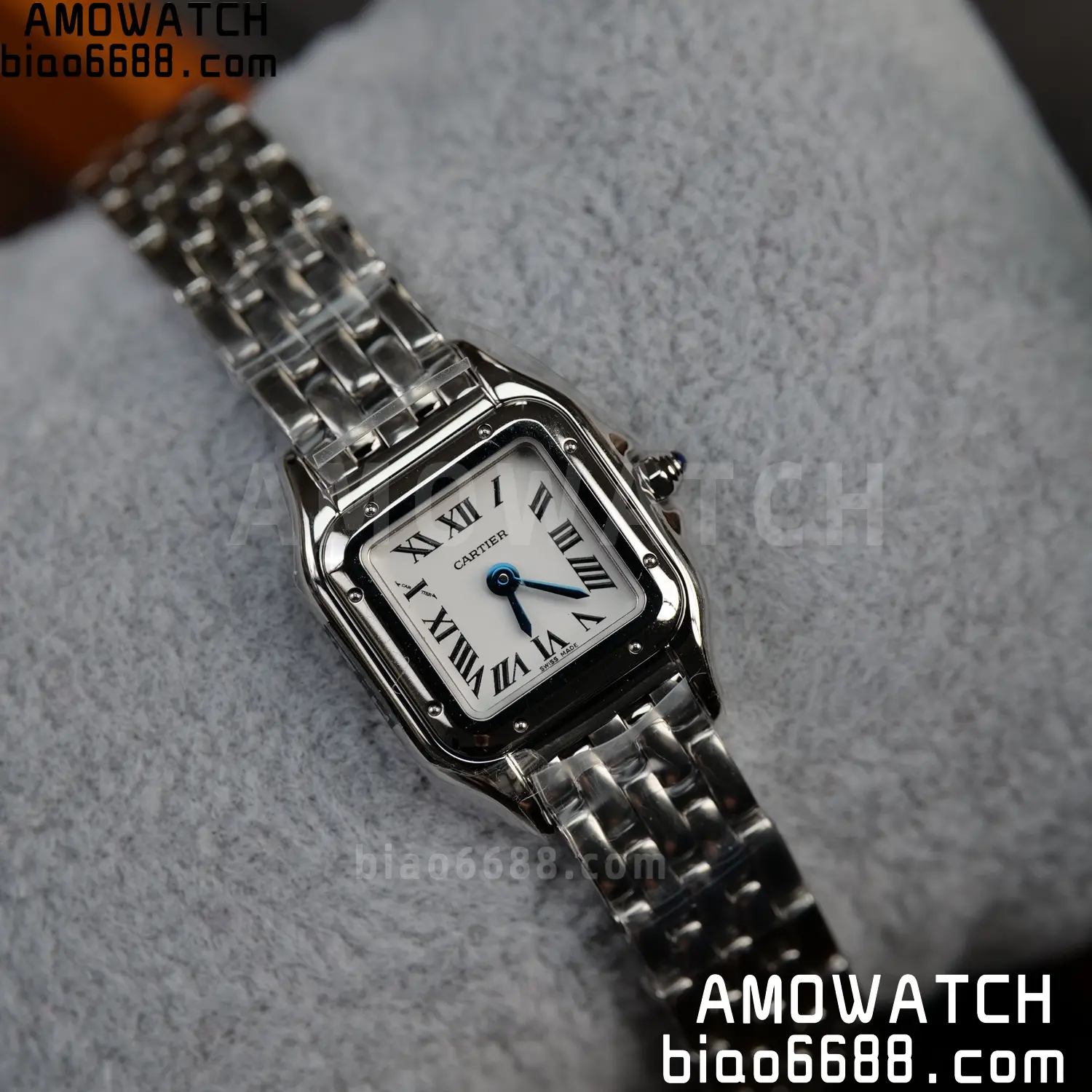 Panthère de Cartier Mini 19mm WSPN0012 BBA 1:1 Best Edition SS White Dial on SS Bracelet Swiss Quartz 100 83657c0f28aac92 AMO Watch