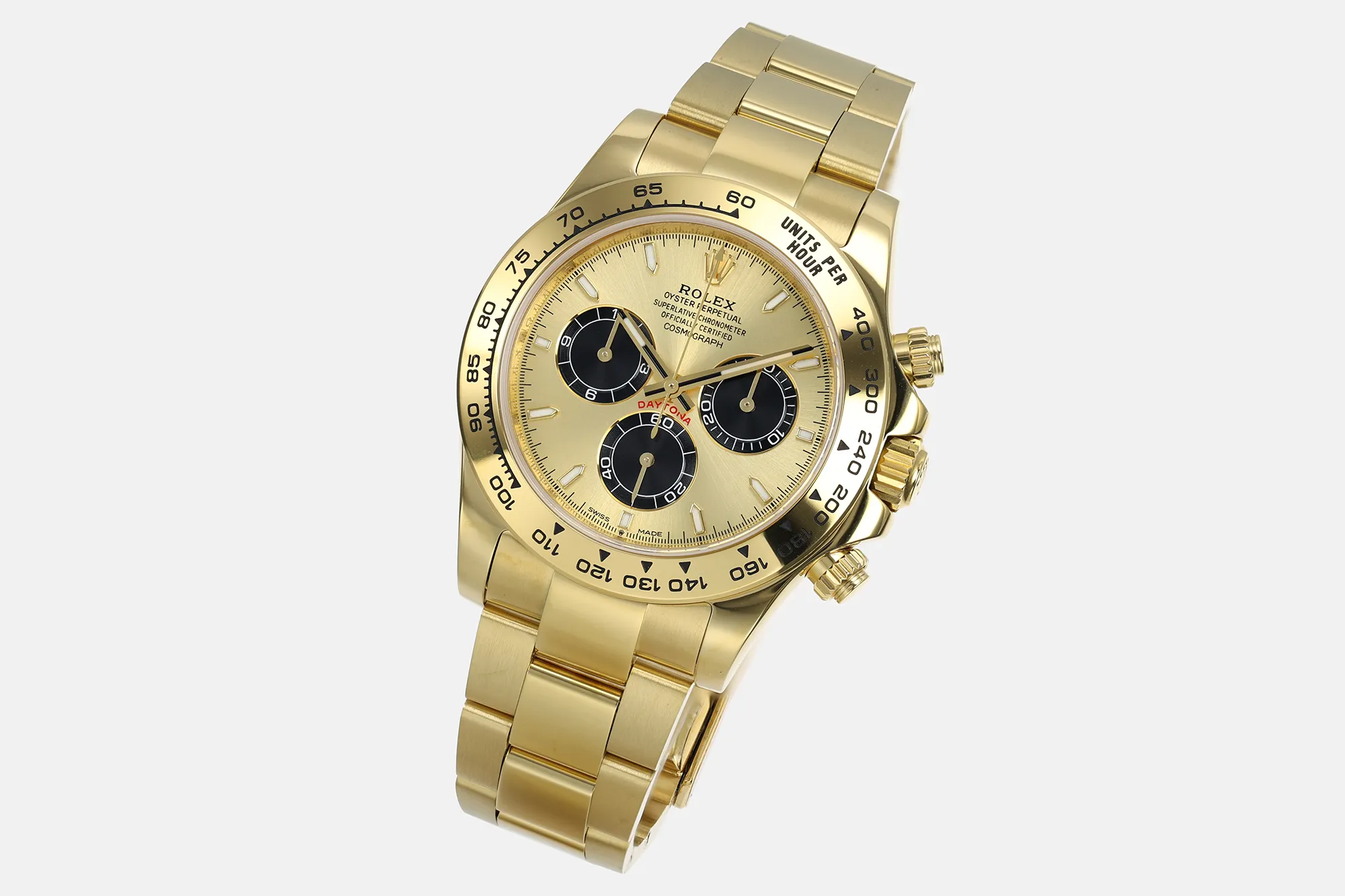 Rolex Daytona 126508 ZF 1:1 Best Edition YG/Black Dial on YG Bracelet DD4131 Weighted 213g 21 8941338fd9b8930 AMO Watch