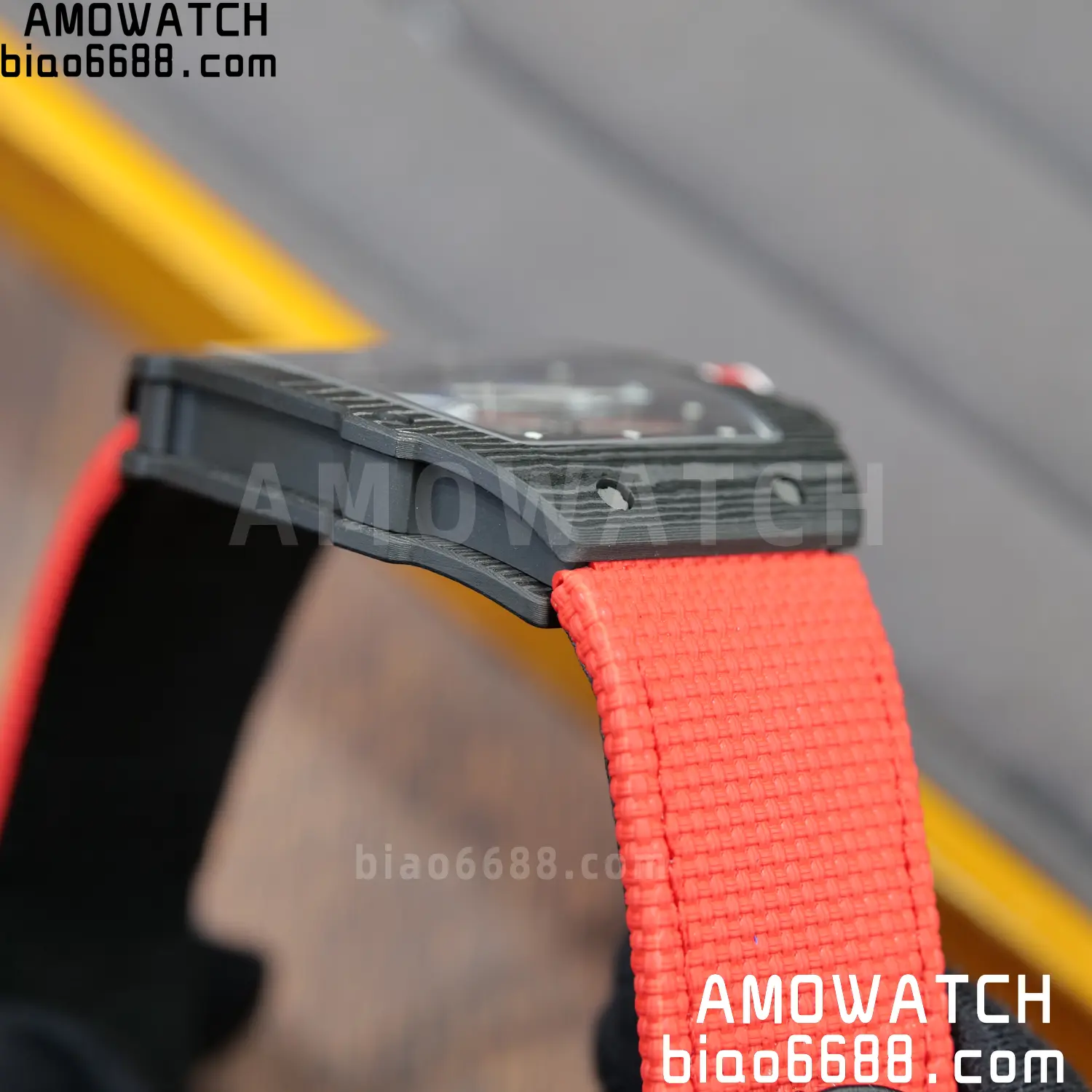RICHARD MILLE RM67-02 Black NTPT RICH Factory 1:1 France Blue/Red/White Skeleton Dial CRMA7 Super Clone 82 8c921a8f0c289ea AMO Watch