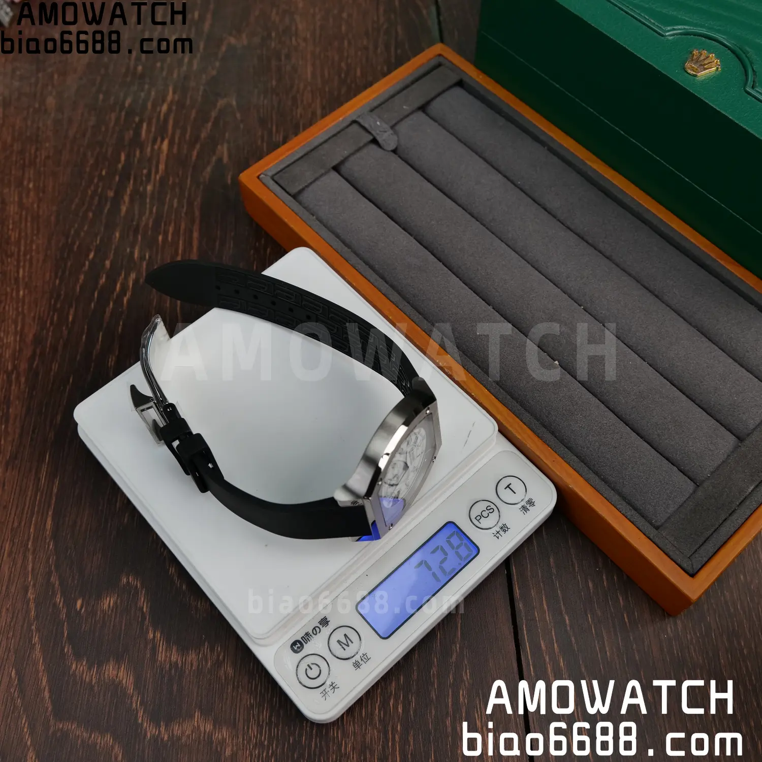 FPJ F.P.Journe Elegante FJ Factory Best Edition White Dial on Black Rubber Strap Quartz V2 78 93ba2c958472c3d AMO Watch