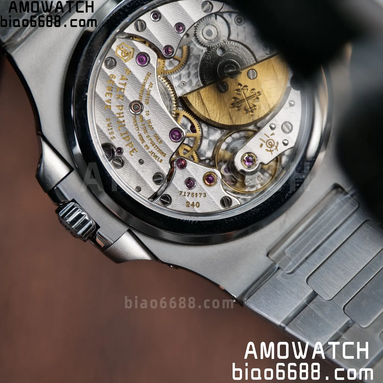 Custom Made Patek Philippe Nautilus 5712 SS UMI 147 997feee77373f72 AMO Watch