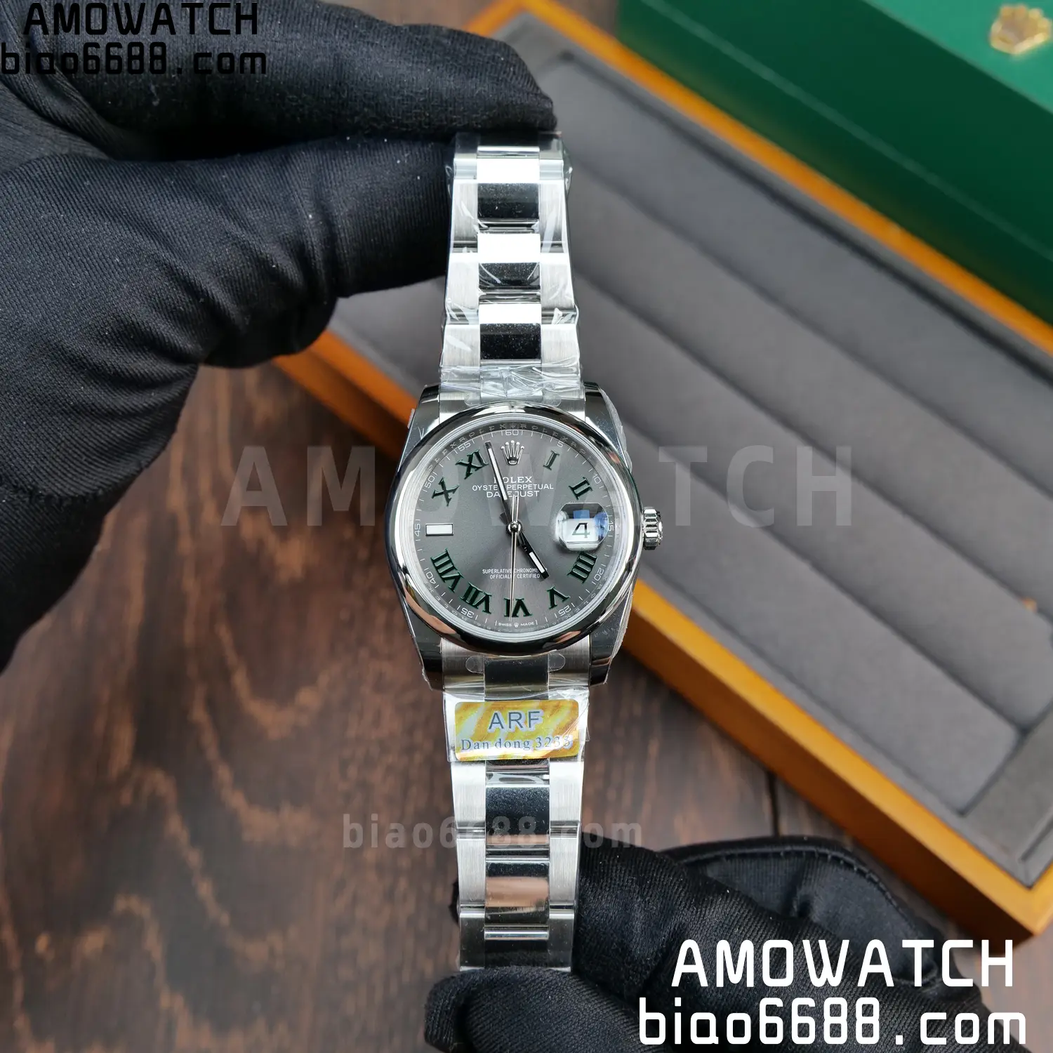 Rolex DateJust 126300-0013 36mm ARF 1:1 Best Edition Roman Gray Dial on Oyster Bracelet DD3235 54 9aec98a55abcd87 AMO Watch