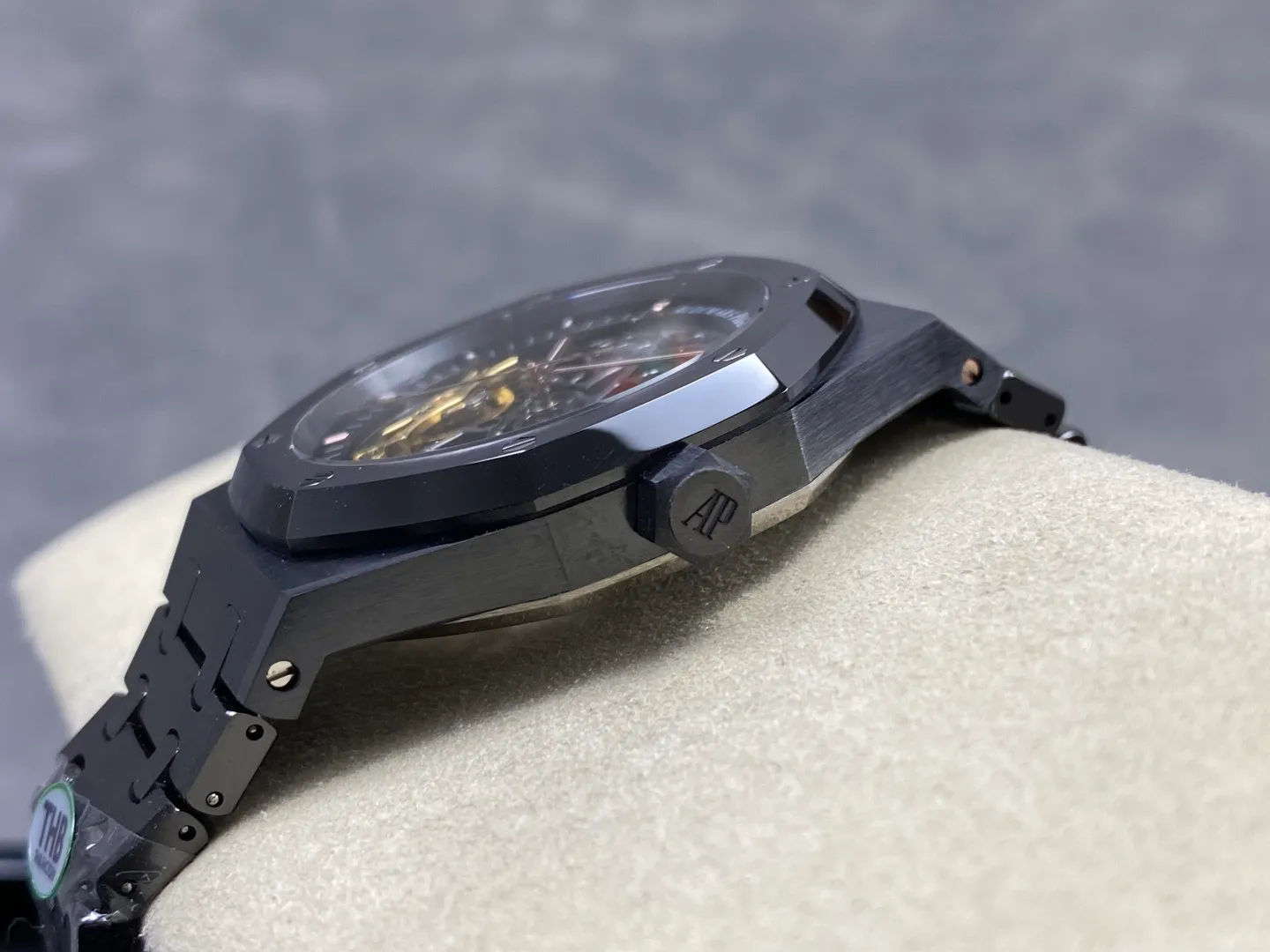 AP Royal Oak 41mm Ceramic 15416CE THBF 1:1 Best Edition on Ceramic Bracelet V3 (Free Sprung) 36 9bfb4f0b93b8d73 AMO Watch